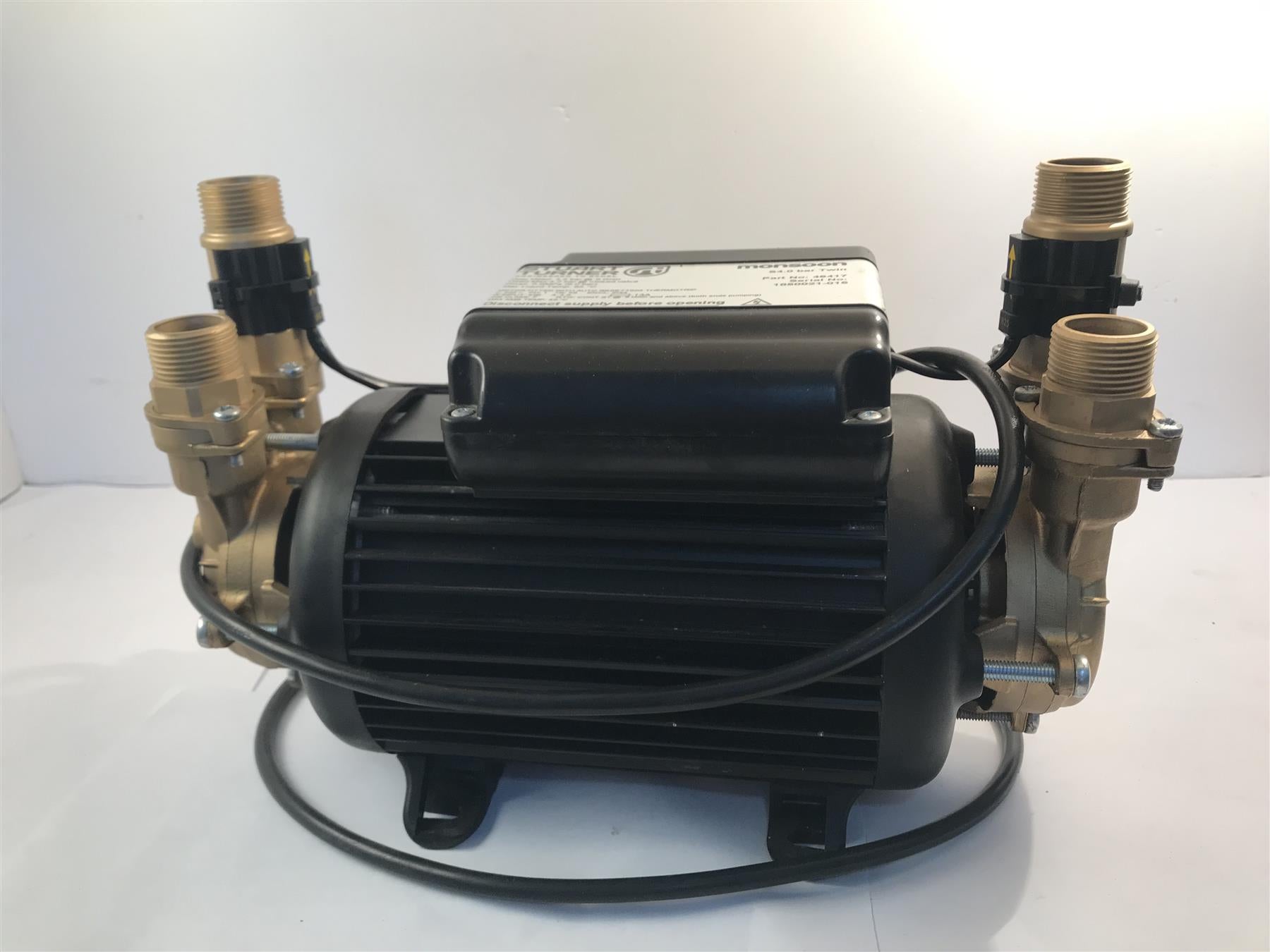 Stuart Turner 46417 Monsoon Standard 4.0 bar Twin Shower and House Pumps