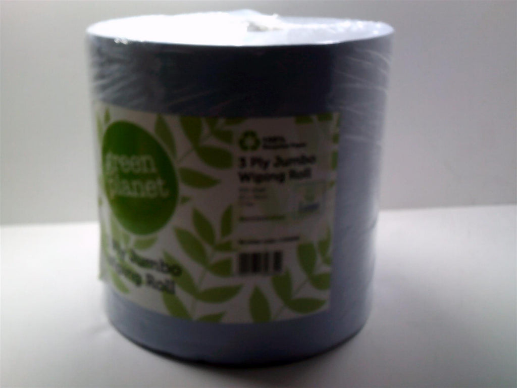 Green Planet 1x  3 Ply Jumbo Wiping Roll 500 sheets