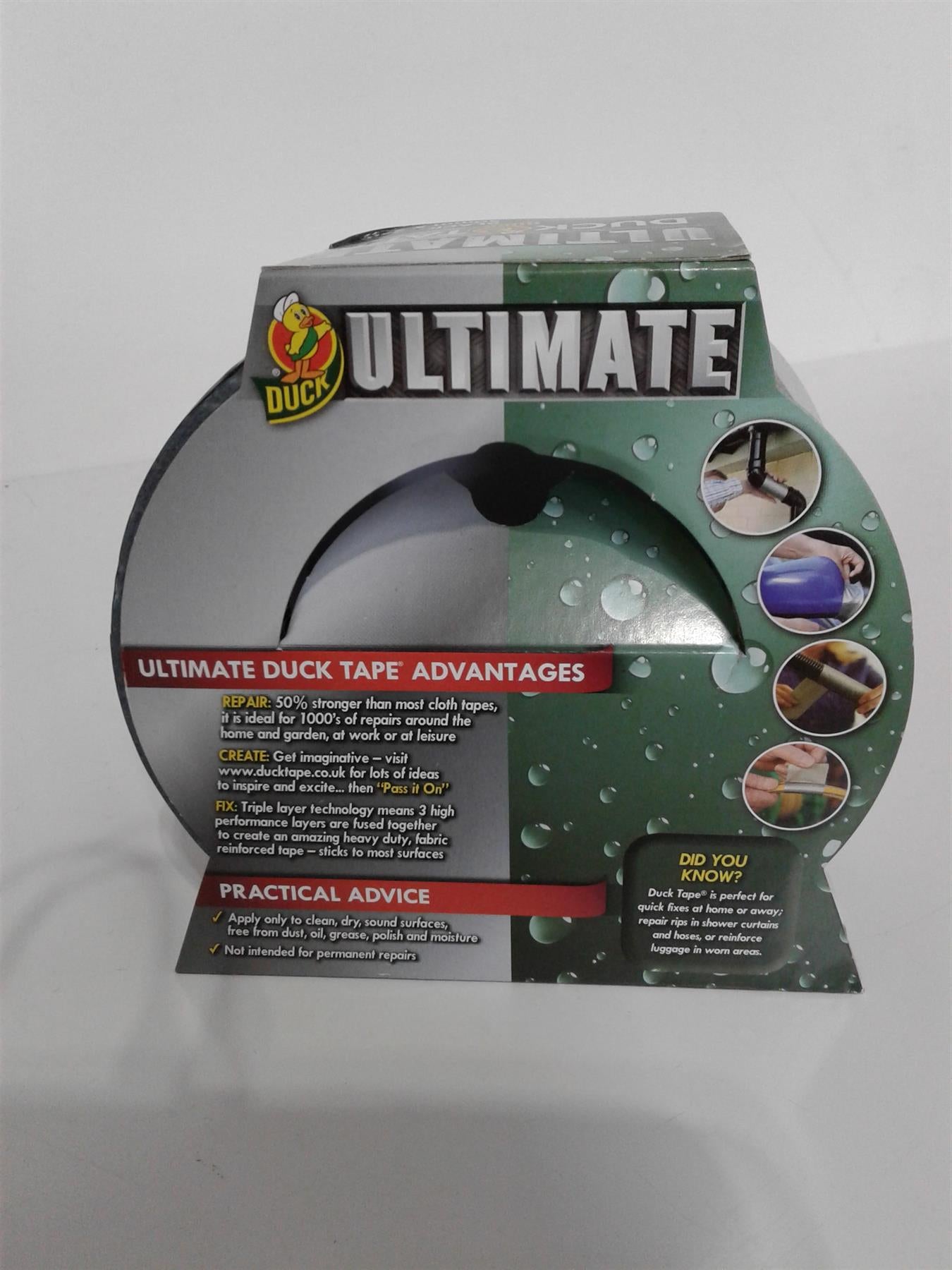 Ultimate Duck Tap (Black) 50mm x 25m