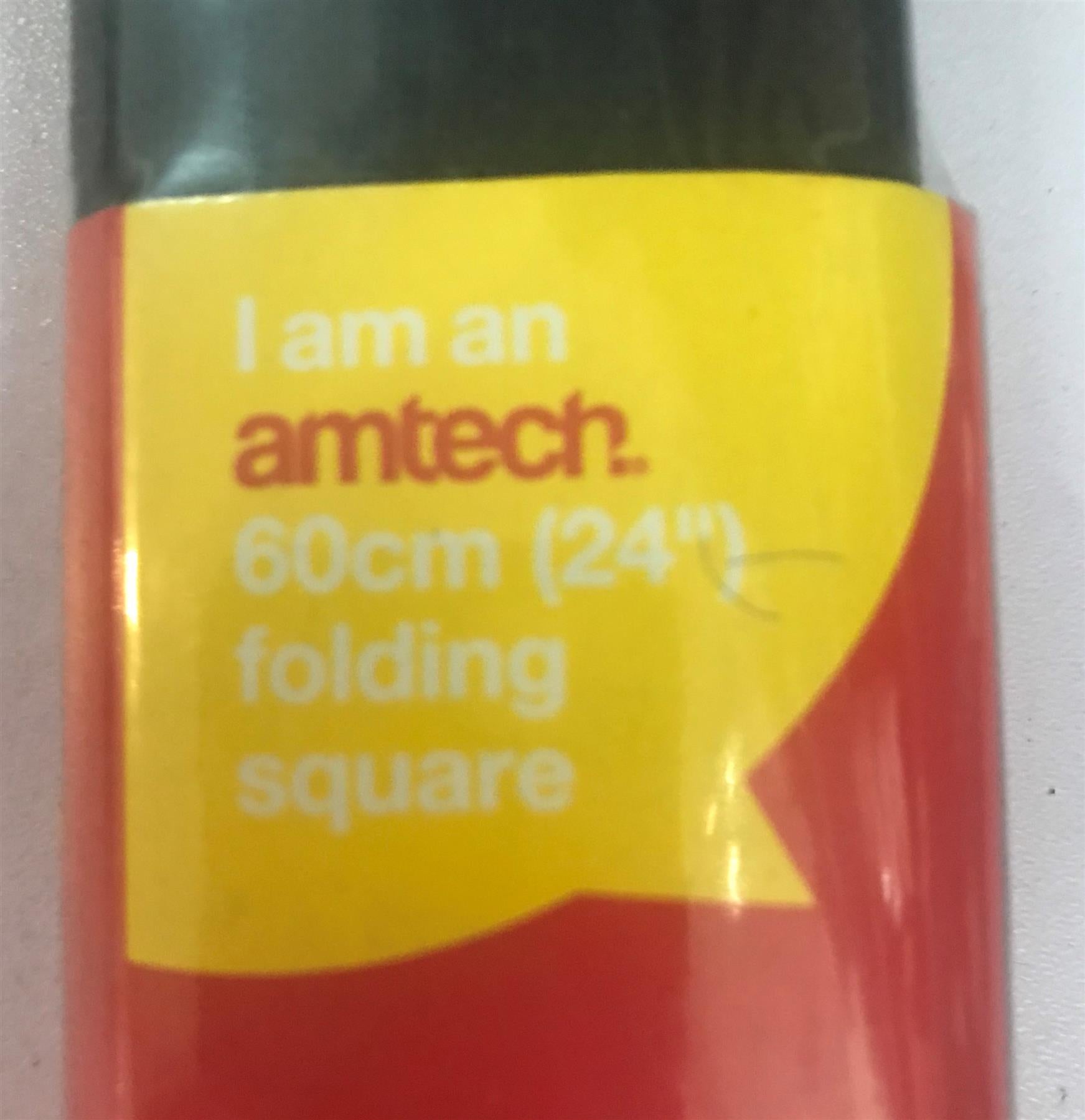 Amtech 600mm (24") Lightweight Aluminium Folding Square  P3740