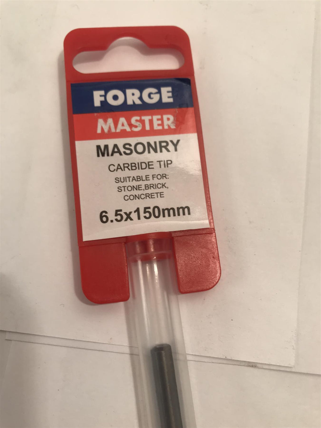 Forge Master Masonry Drill Bit 6.5 x 150mm  FMMAS65150