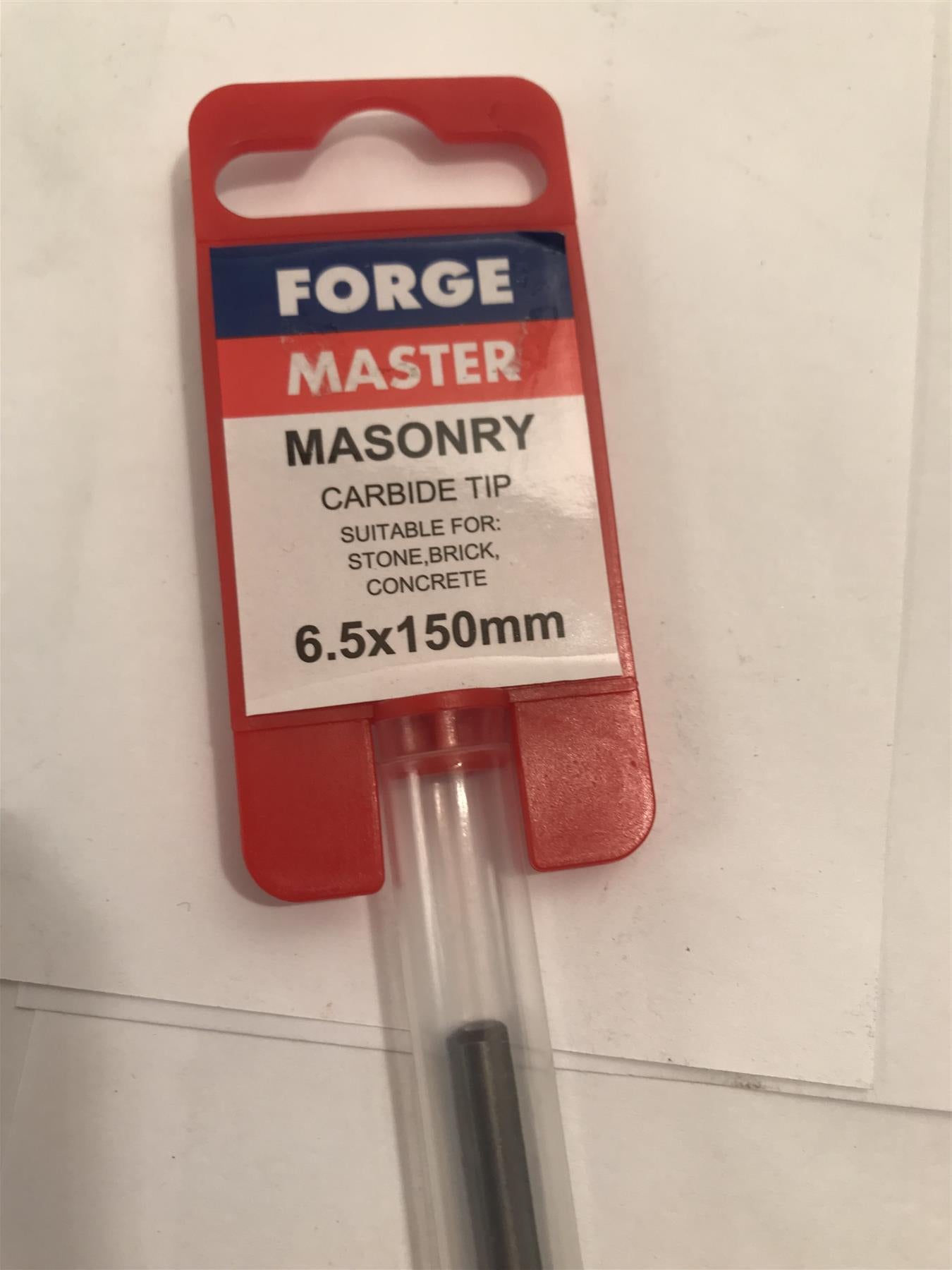 Forge Master Masonry Drill Bit 6.5 x 150mm  FMMAS65150