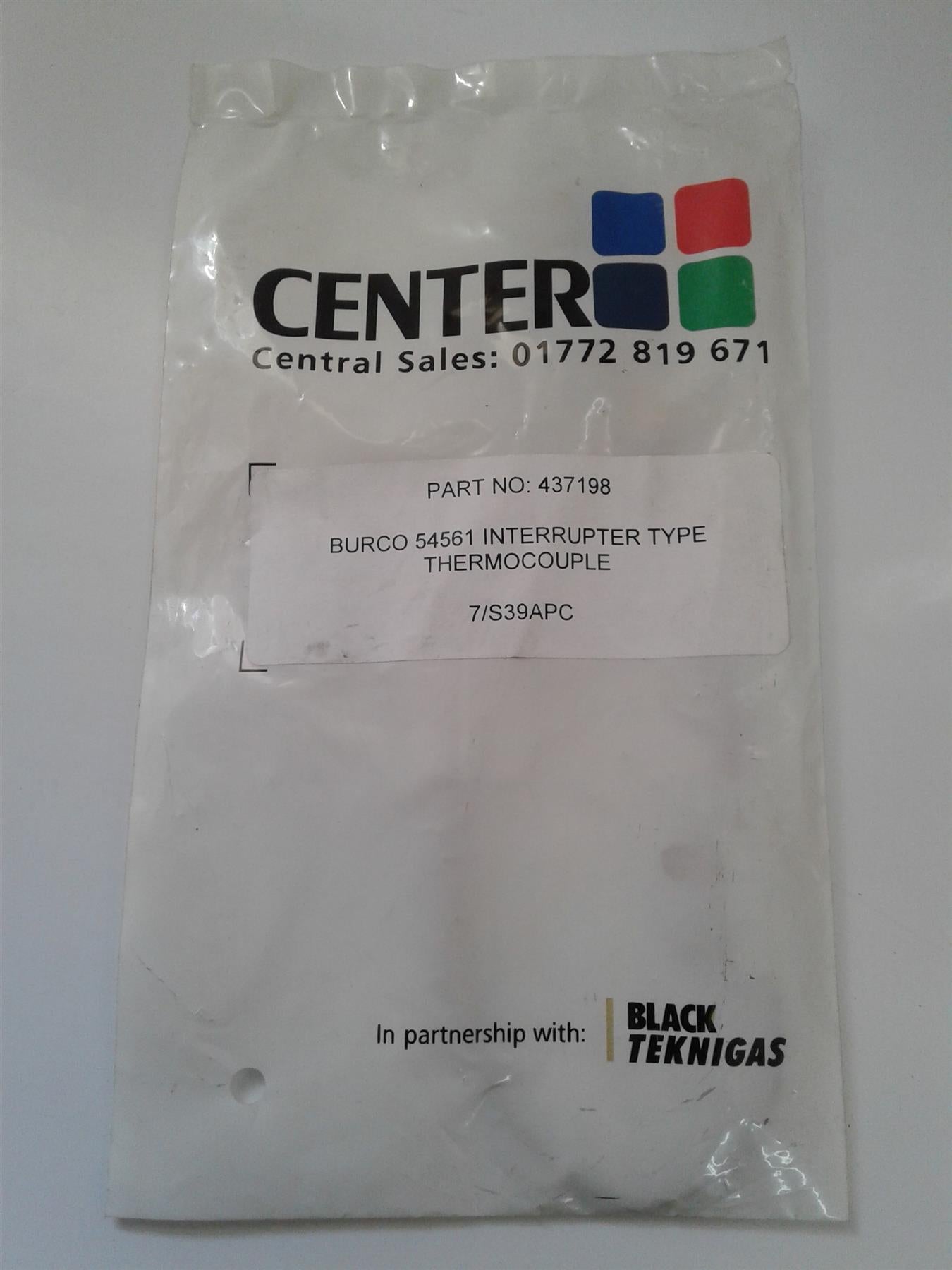 NEW BURCO 54561 INTERRUPTER THERMOCOUPLE 7/S39APC 437198