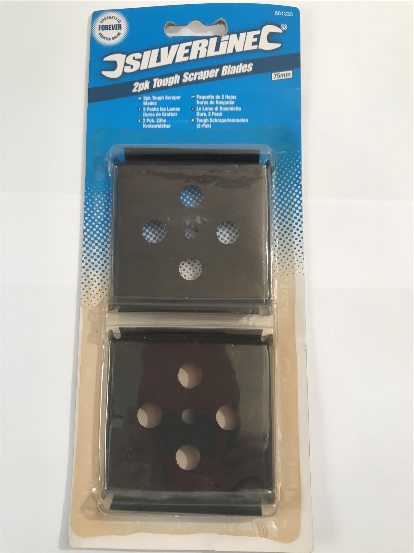 Silverline Tough Scraper Blades 2 Pack  661333