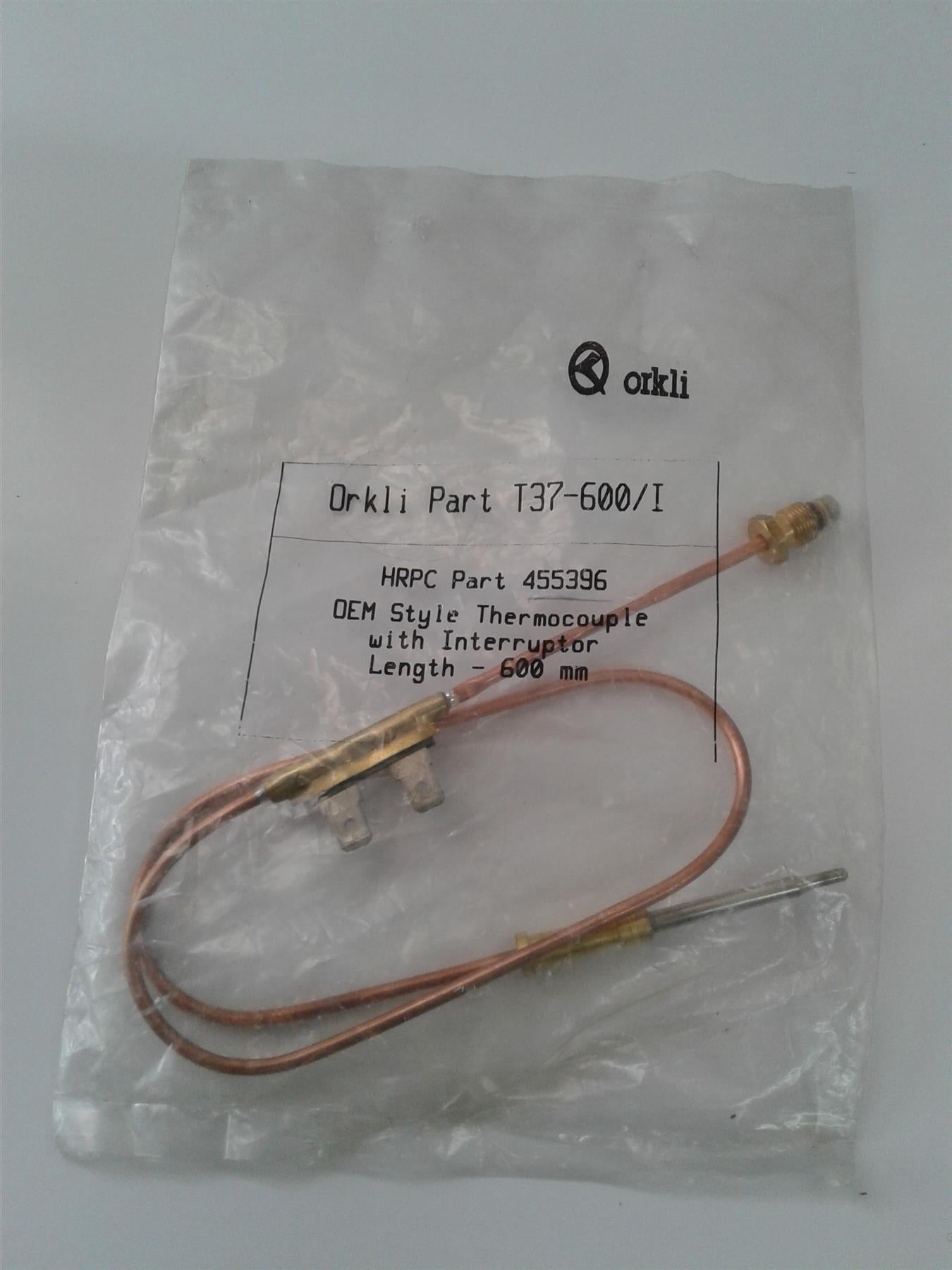 NEW ORKLI T37-600/I THERMOCOUPLE WITH INTERRUPTOR LENGTH 600MM 455396