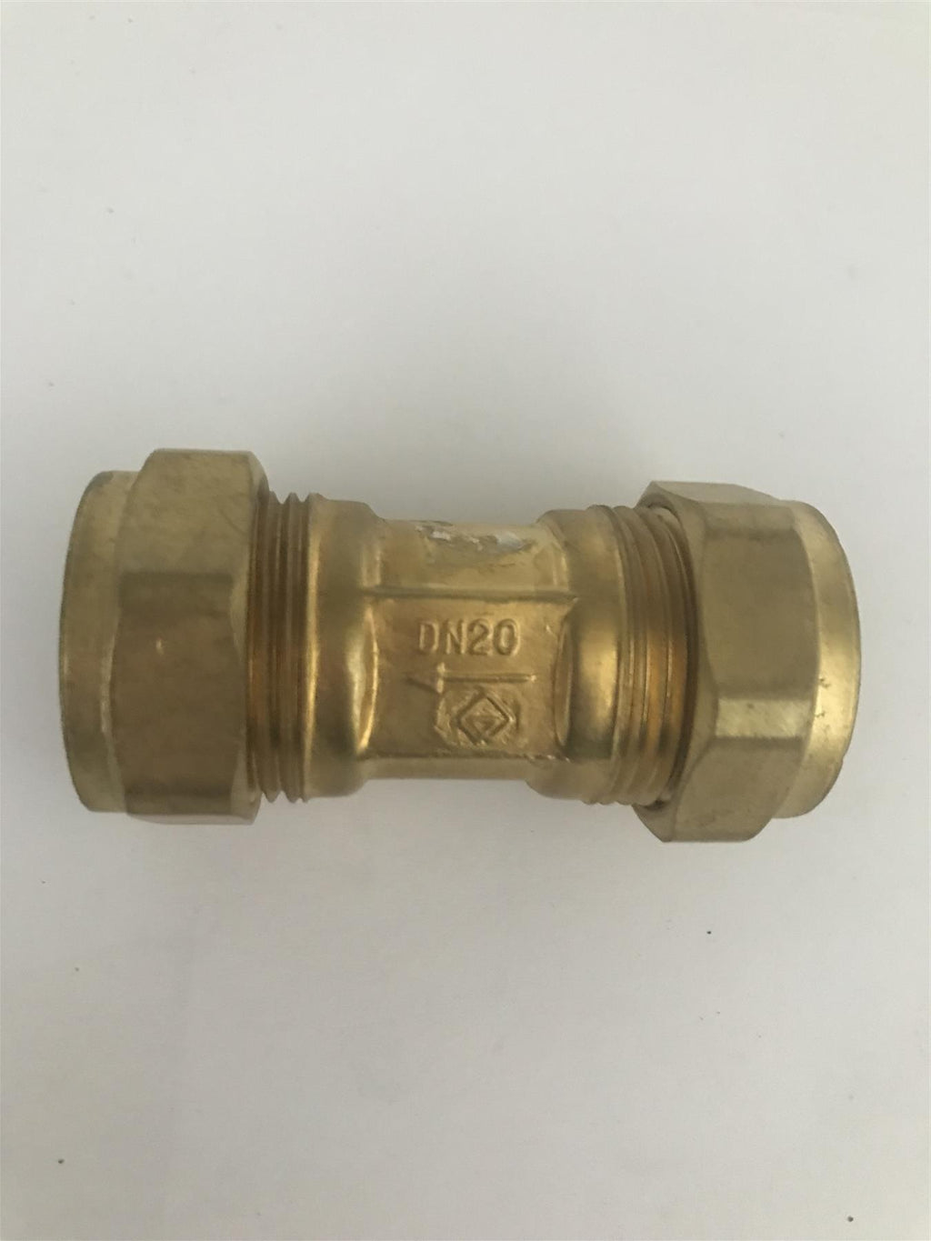 22mm Brass Single Check Valve - Non Return Valve DN20  EN1254-2