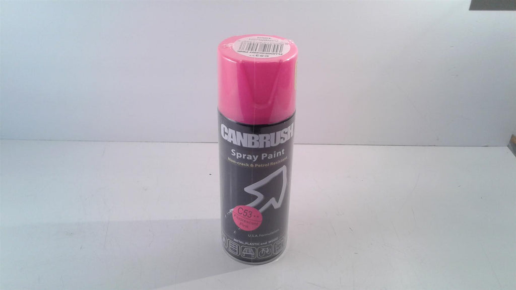 Canbrush Spray Paint C53 Fluorescent Pink for metal, plastic and wood