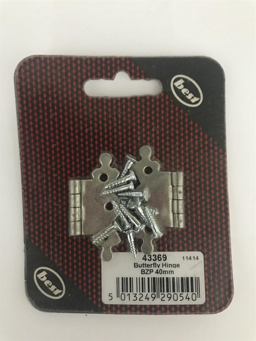 Best Butterfly Hinge BZP 40mm  43369