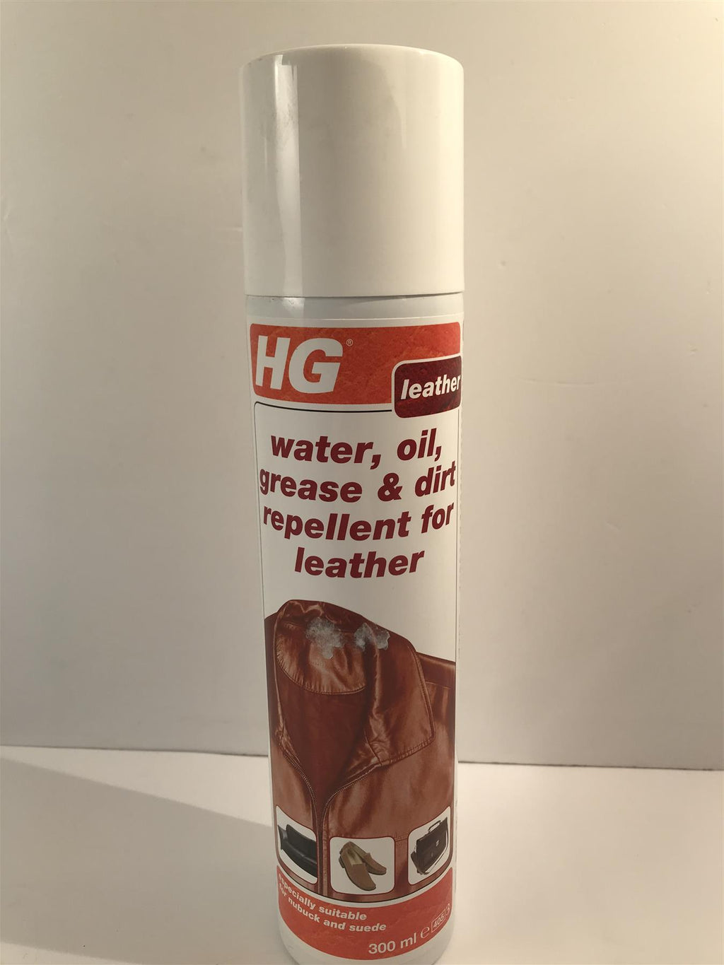 HG Water Oil Grease and Dirt Repellent Spray for Leather 300ml