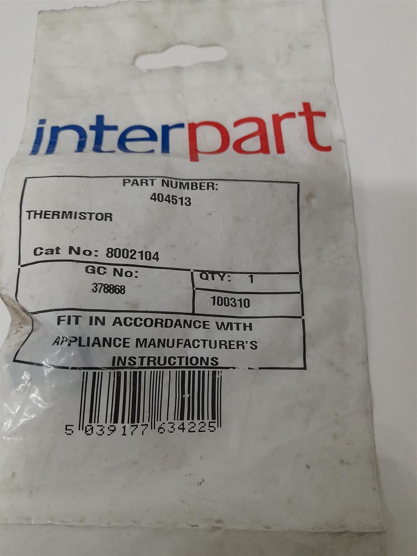 POTTERTON 404513 THERMISTOR