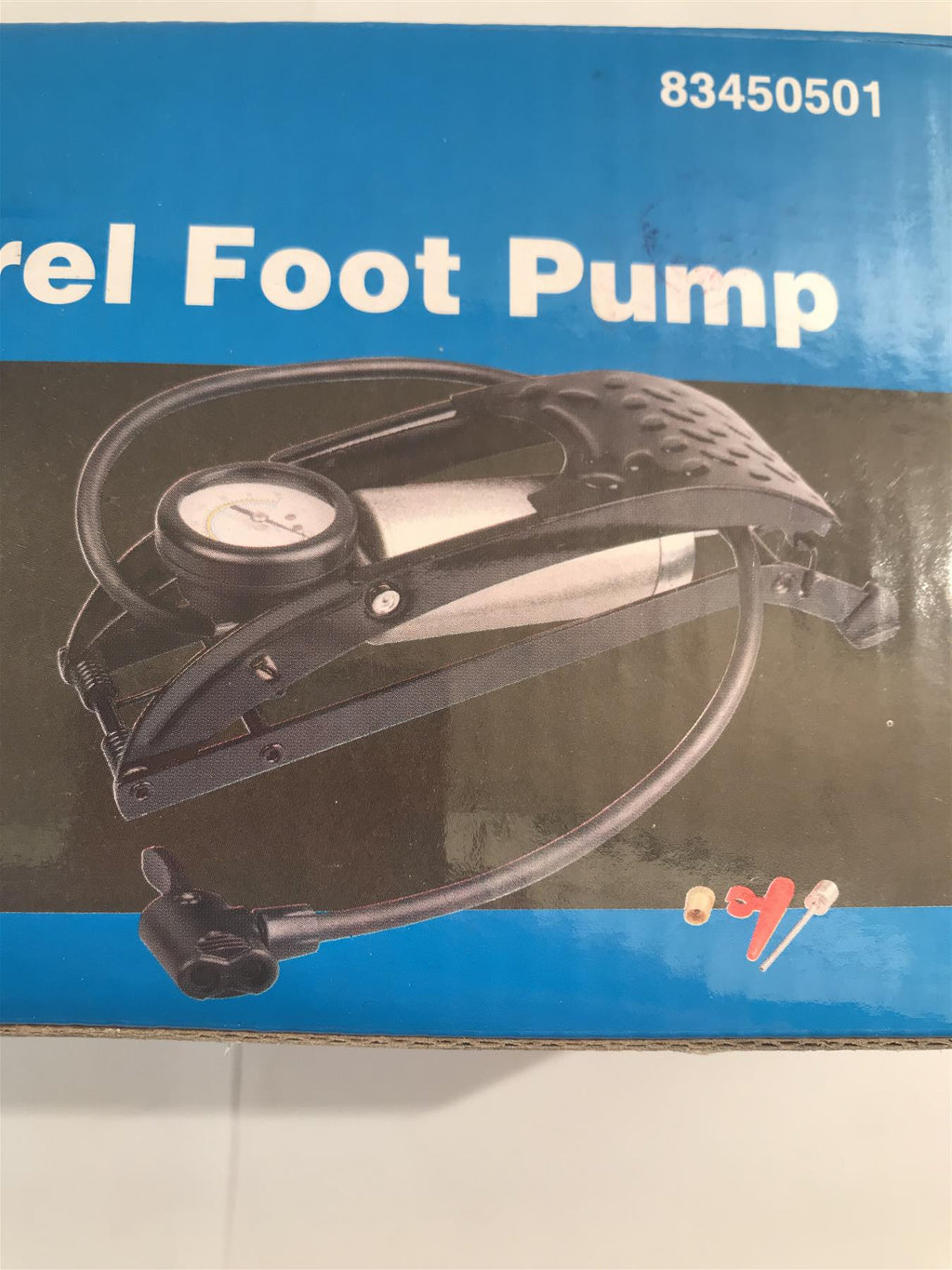 Hilka Heavy Duty Single Barrel Foot Pump 83450501