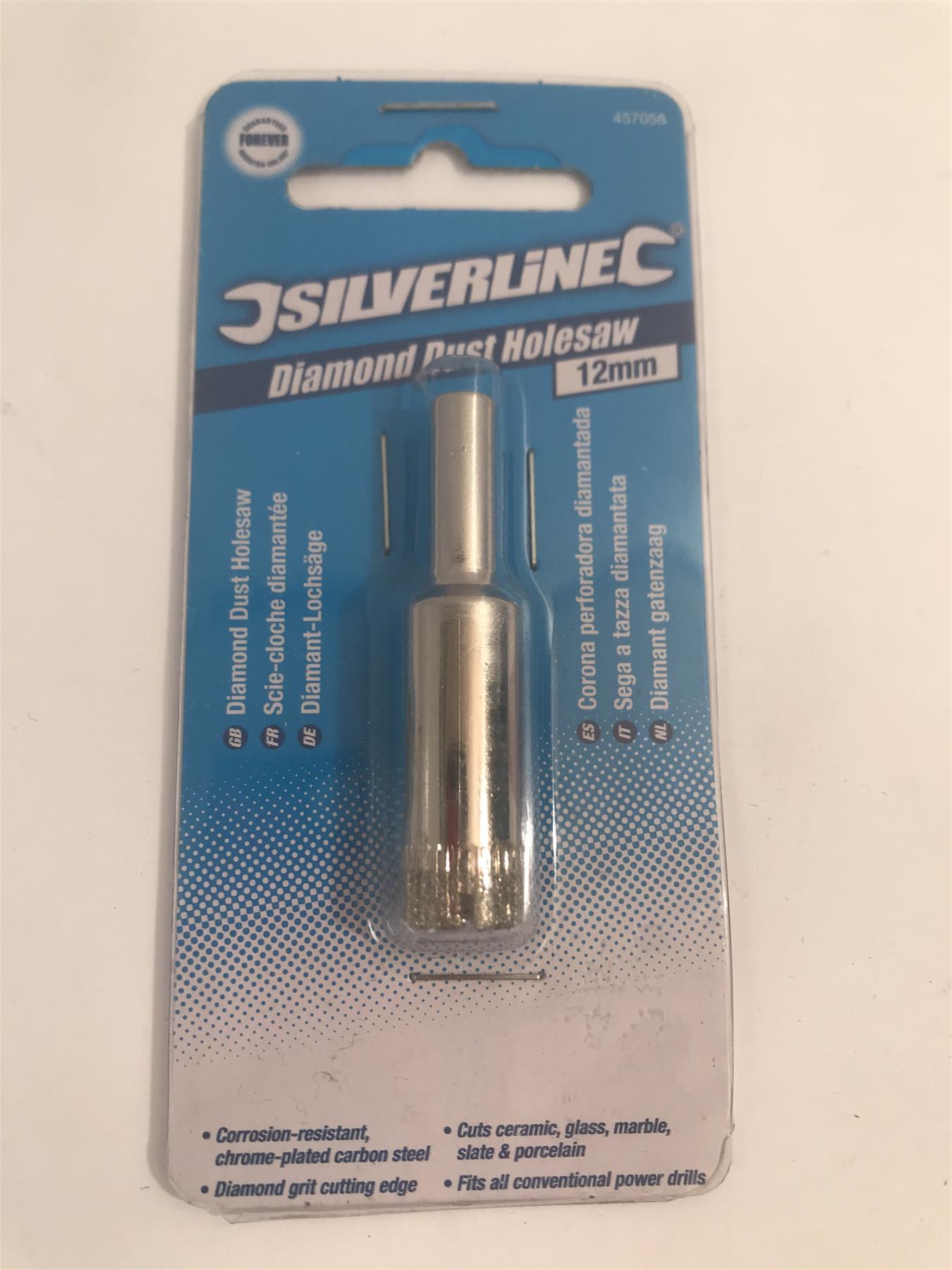 Silverline 12mm Diamond Dust Holesaw  457058