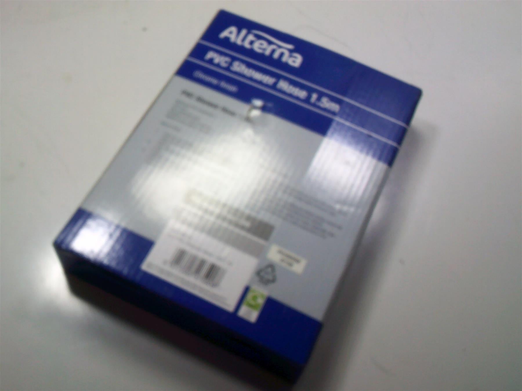 Alterna ALTS0012 PVC Chrome Finish Shower Hose 1.5m