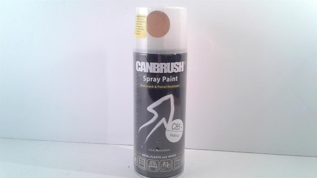 Canbrush Spray Paint C85 Walnut for metal, plastic and wood