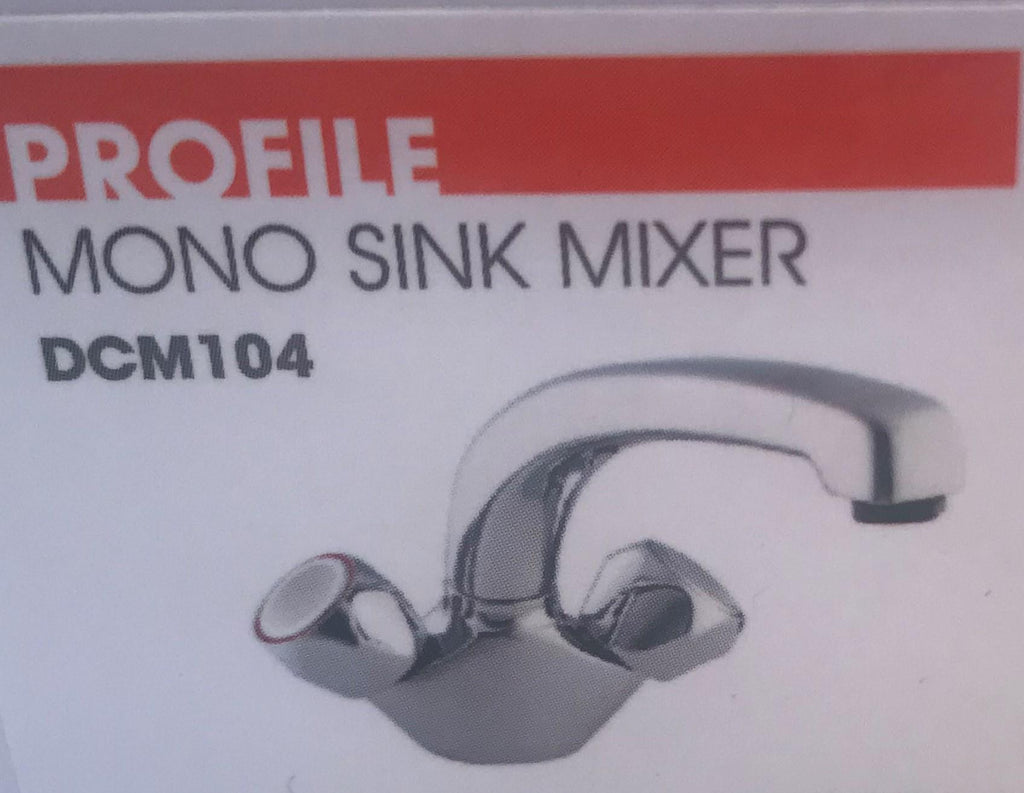 Deva DCM104 Profile Chrome Mono Sink Mixer