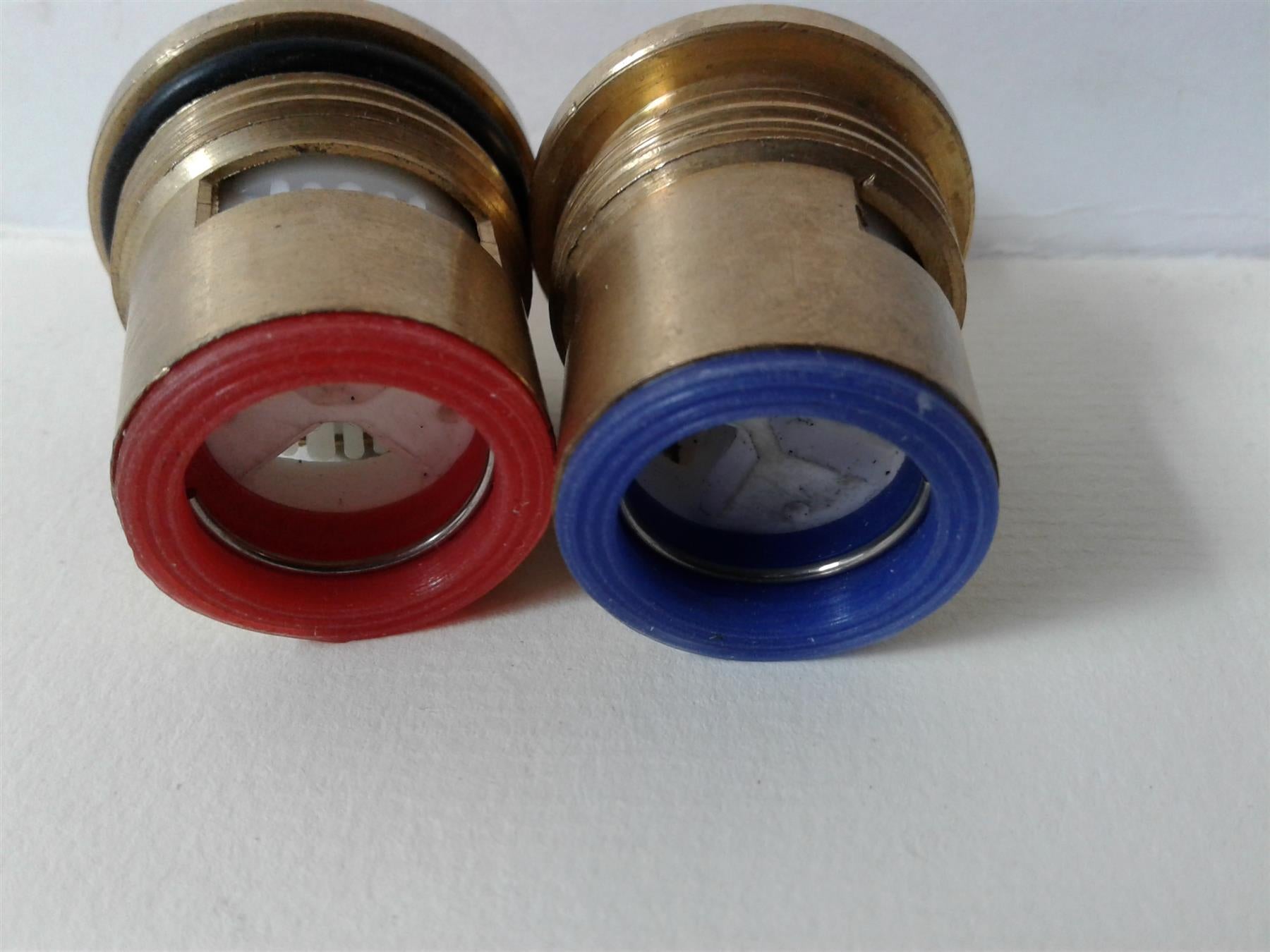 NEW BATH Brass 1/2" Tap Valve CARTRIDGE HOT COLD Quarter Turn