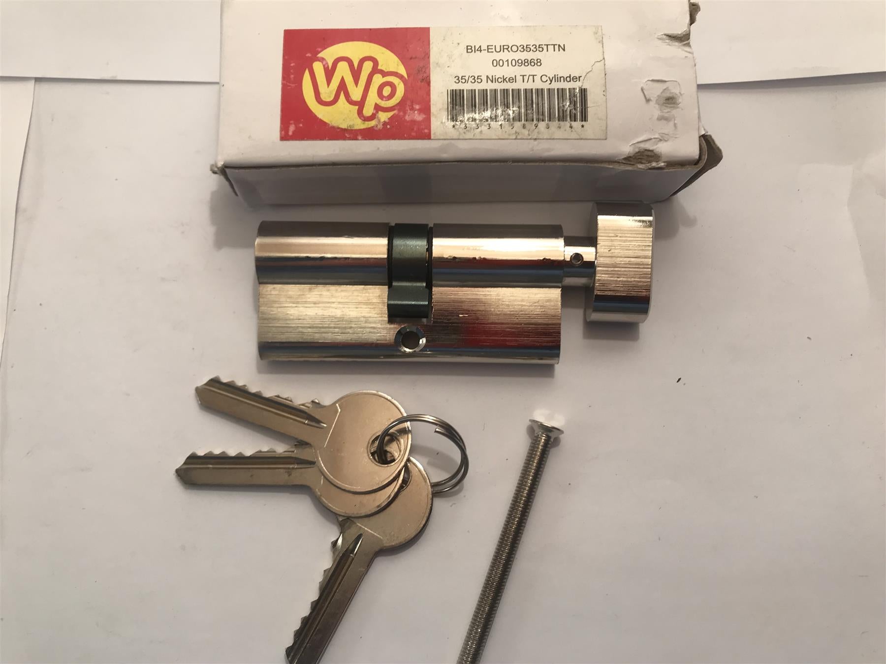 35/35 Nickel Thumbturn Cylinder