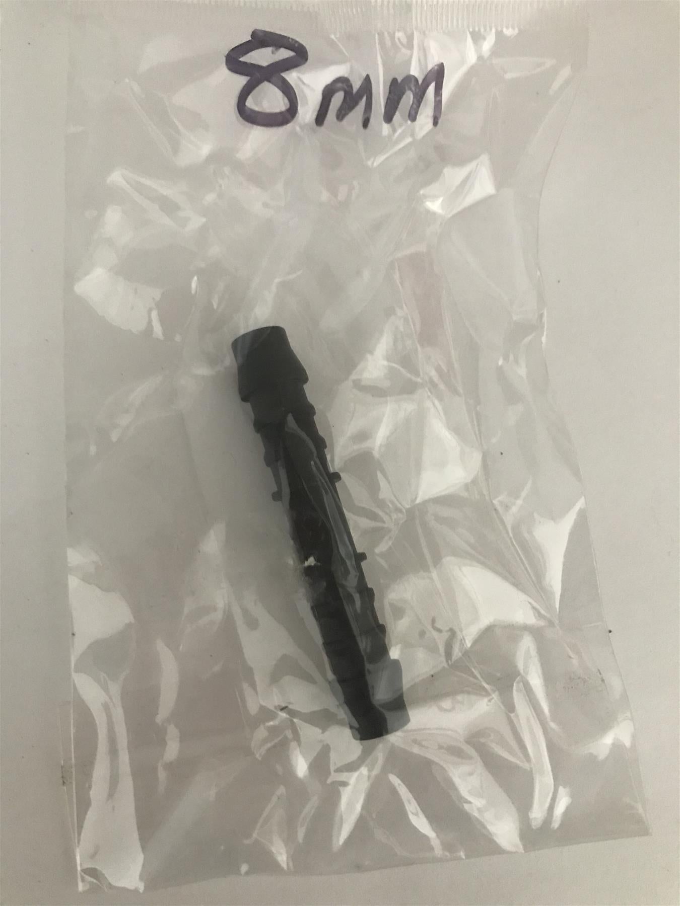 8mm Plastic Barded Straight Hose Pipe connector (1pk)