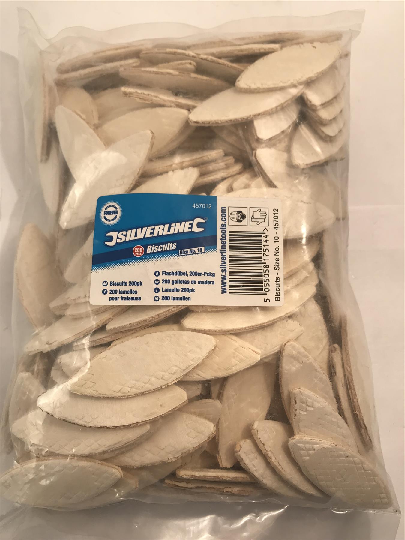 Silverline Biscuits 200pk Size No.10    457012