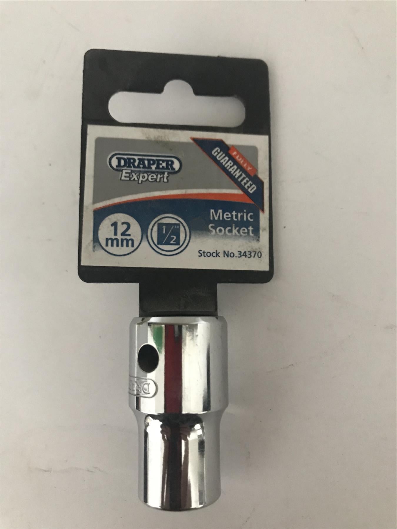 Draper 34370 Expert 1/2" 12mm Metric Socket
