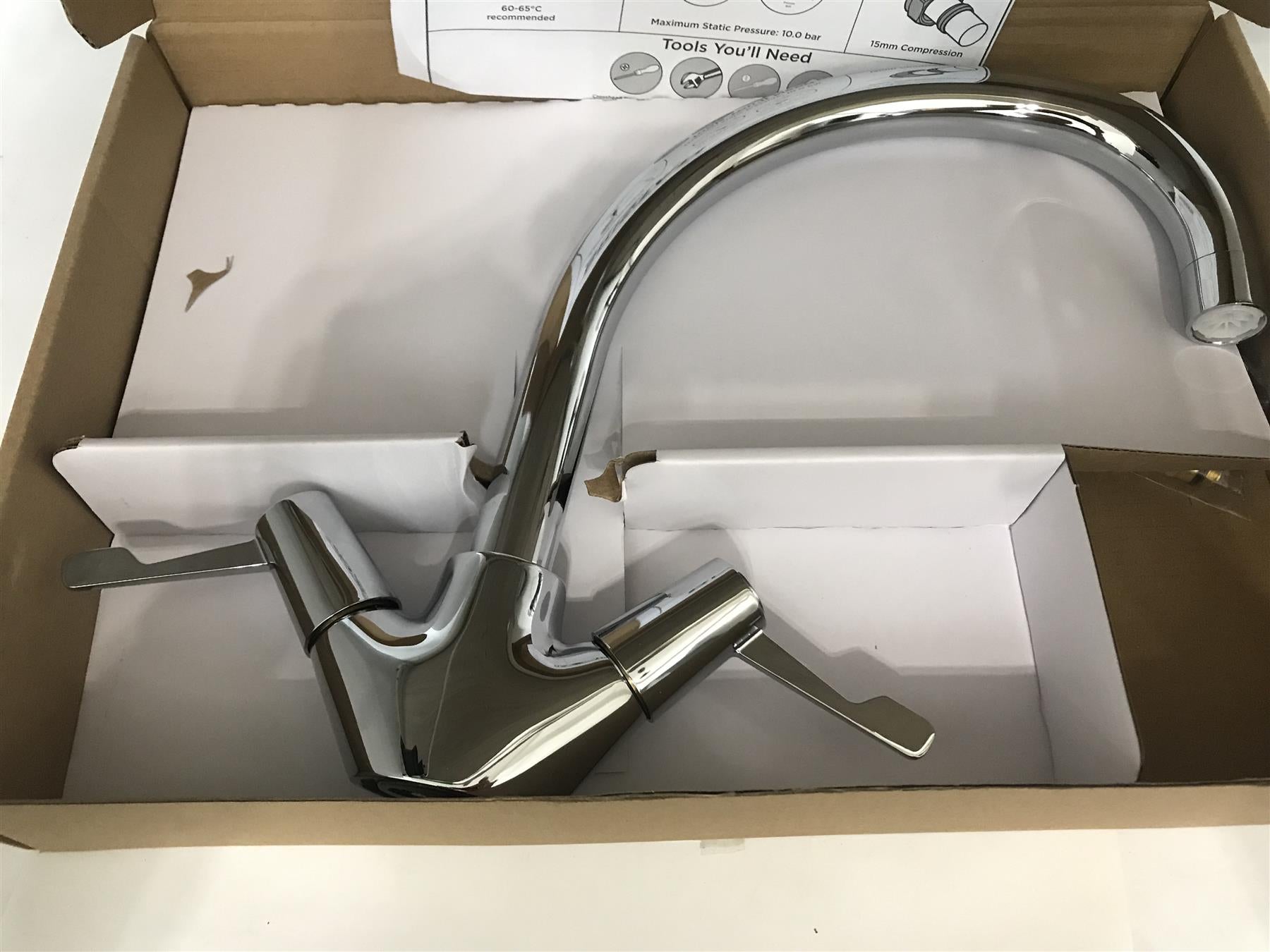 BRISTAN LEVER MONOBLOC KITCHEN MIXER TAP CERAMIC DISC VALVES VAL2 SNK C CD