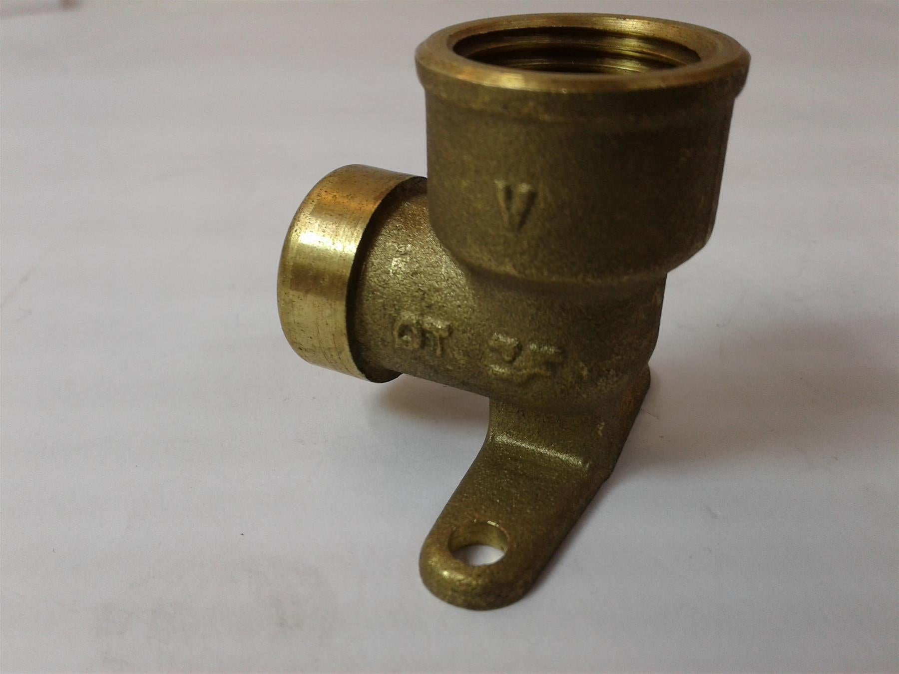 NEW Yorkshire Tectite Sprint BRASS Wall Plate Elbow 1/2" 15mm