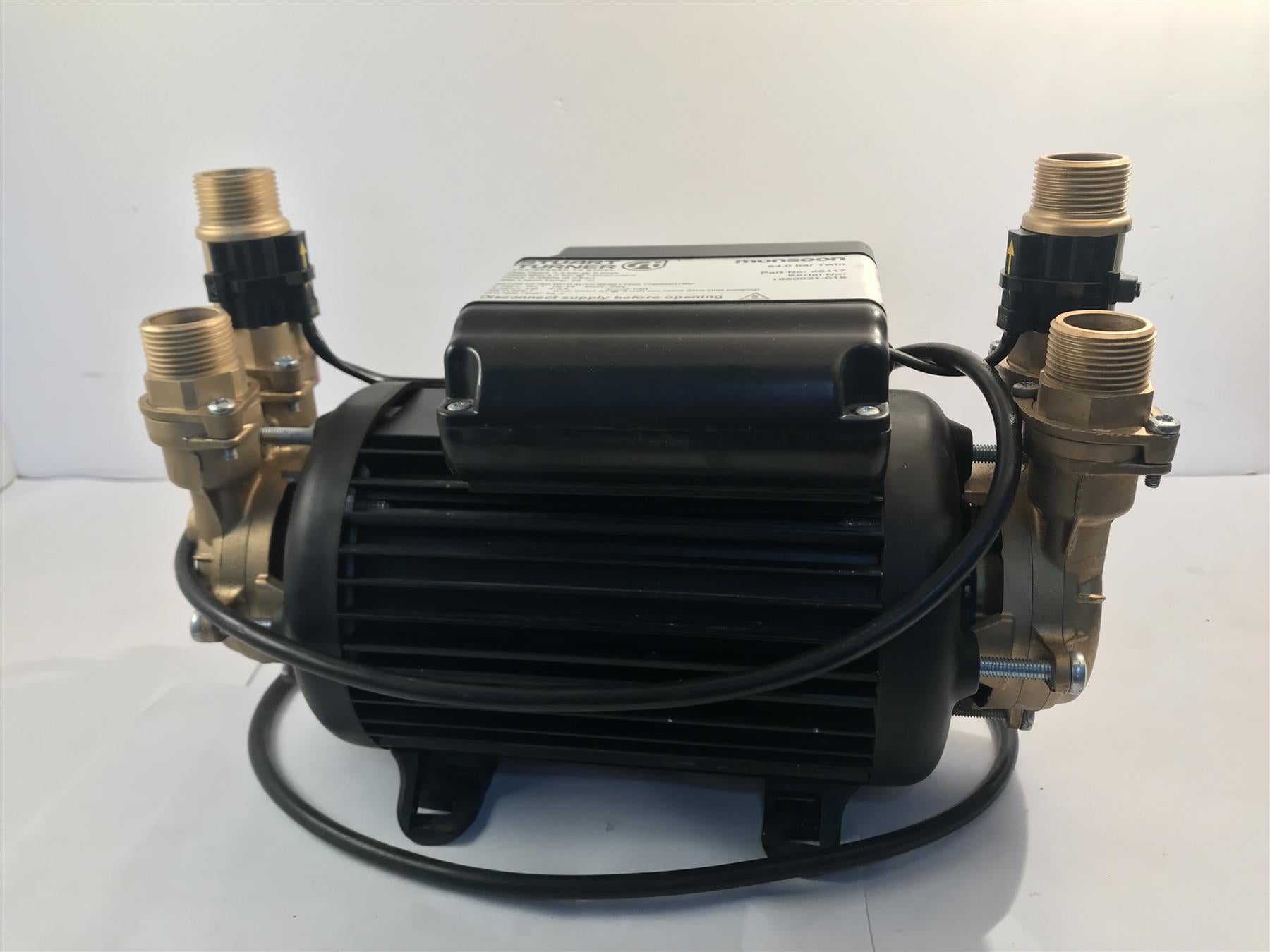 Stuart Turner 46417 Monsoon Standard 4.0 bar Twin Shower and House Pumps