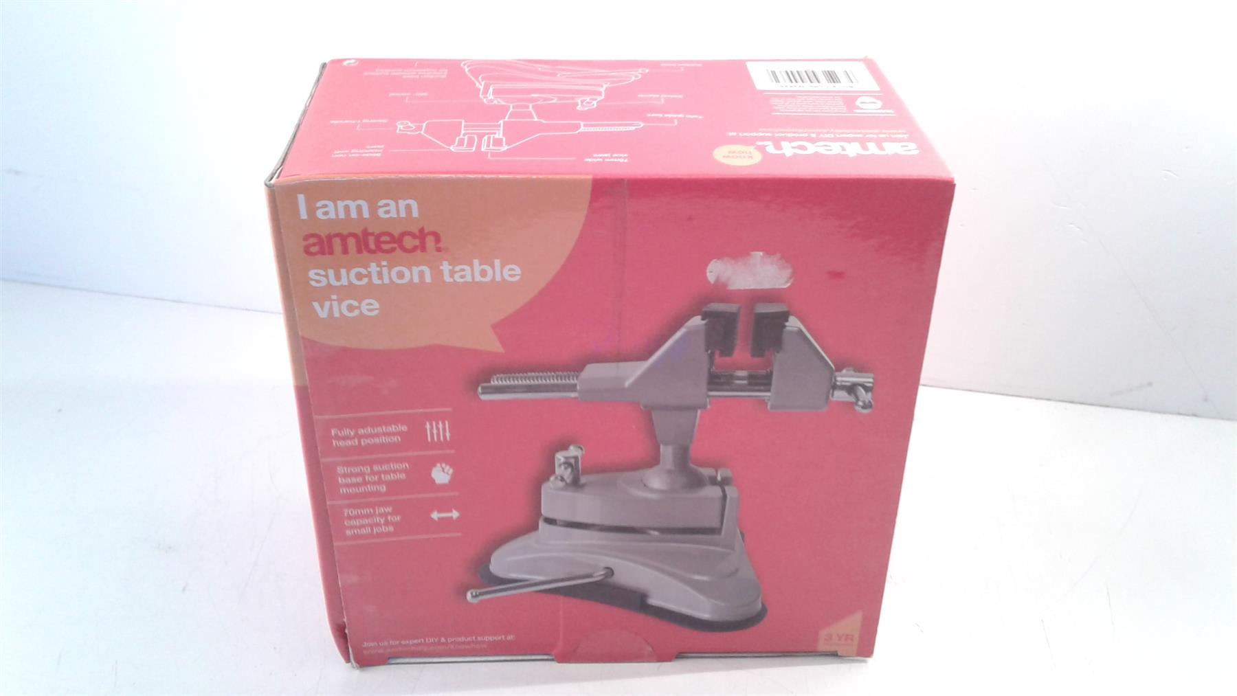New Mini Table Top Vice Clamp Strong Suction Base