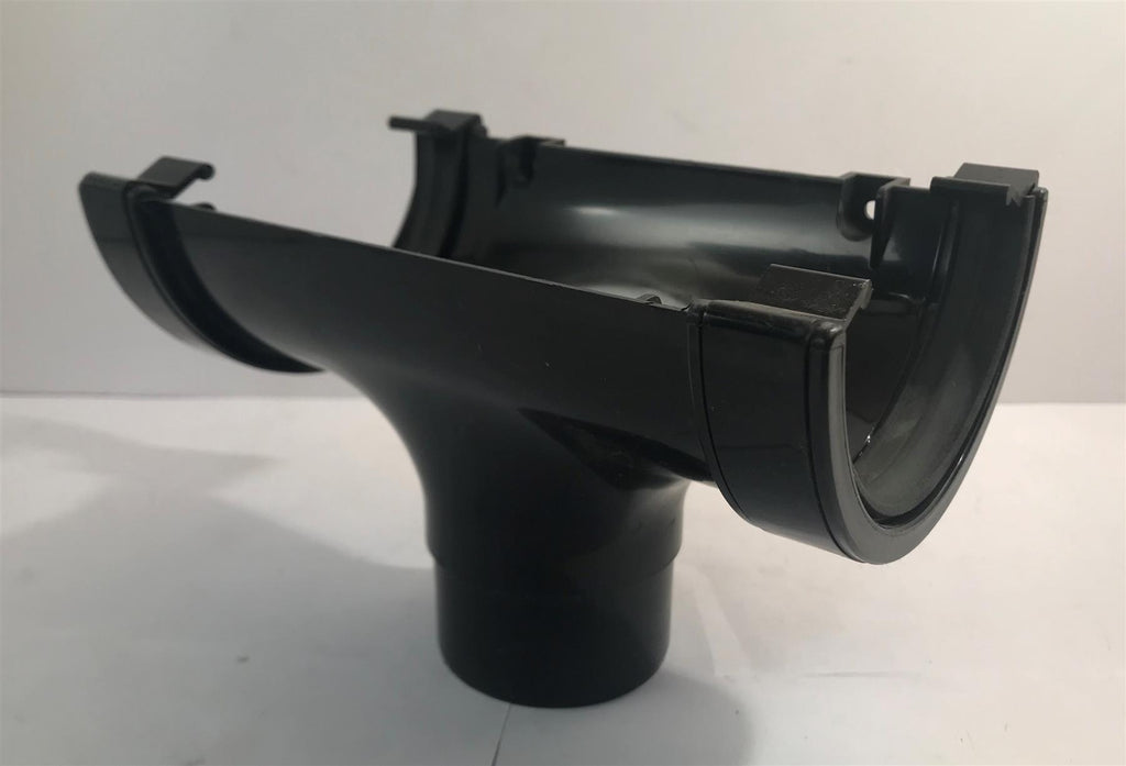 Floplast Half Round 112mm Running Outlet