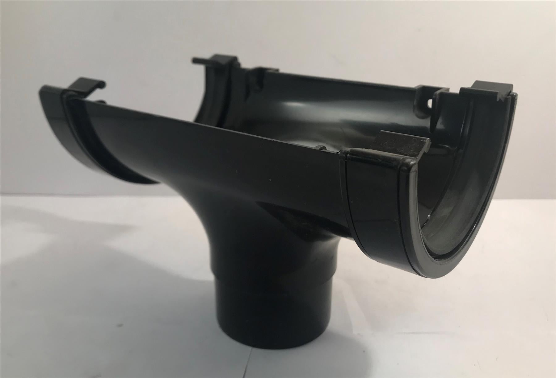 Floplast Half Round 112mm Running Outlet