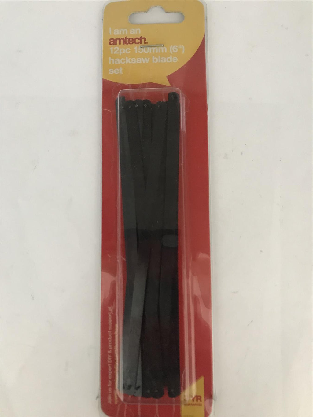 Amtech 12pc 150mm (6") Hacksaw Blade Set  M1300