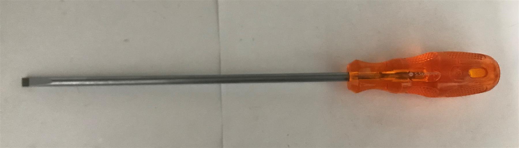 Draper Extra Long Magnetised Parallel Screwdriver 5.5 x 200mm