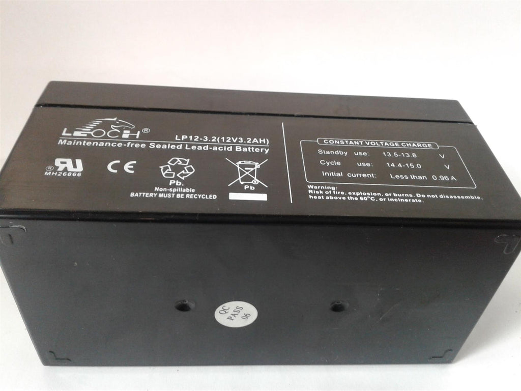NEW Leoch LP 12V 3.2 AH Sealed Maintenance Free Lead-Acid Battery LP12-3.32