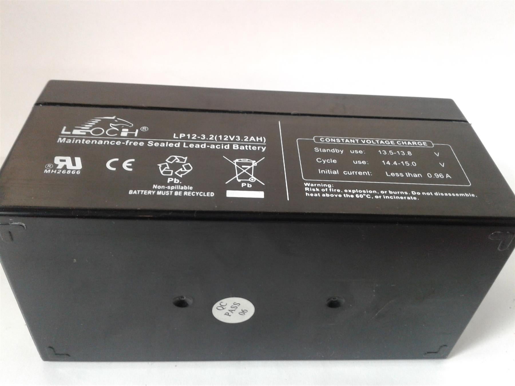 NEW Leoch LP 12V 3.2 AH Sealed Maintenance Free Lead-Acid Battery LP12-3.32