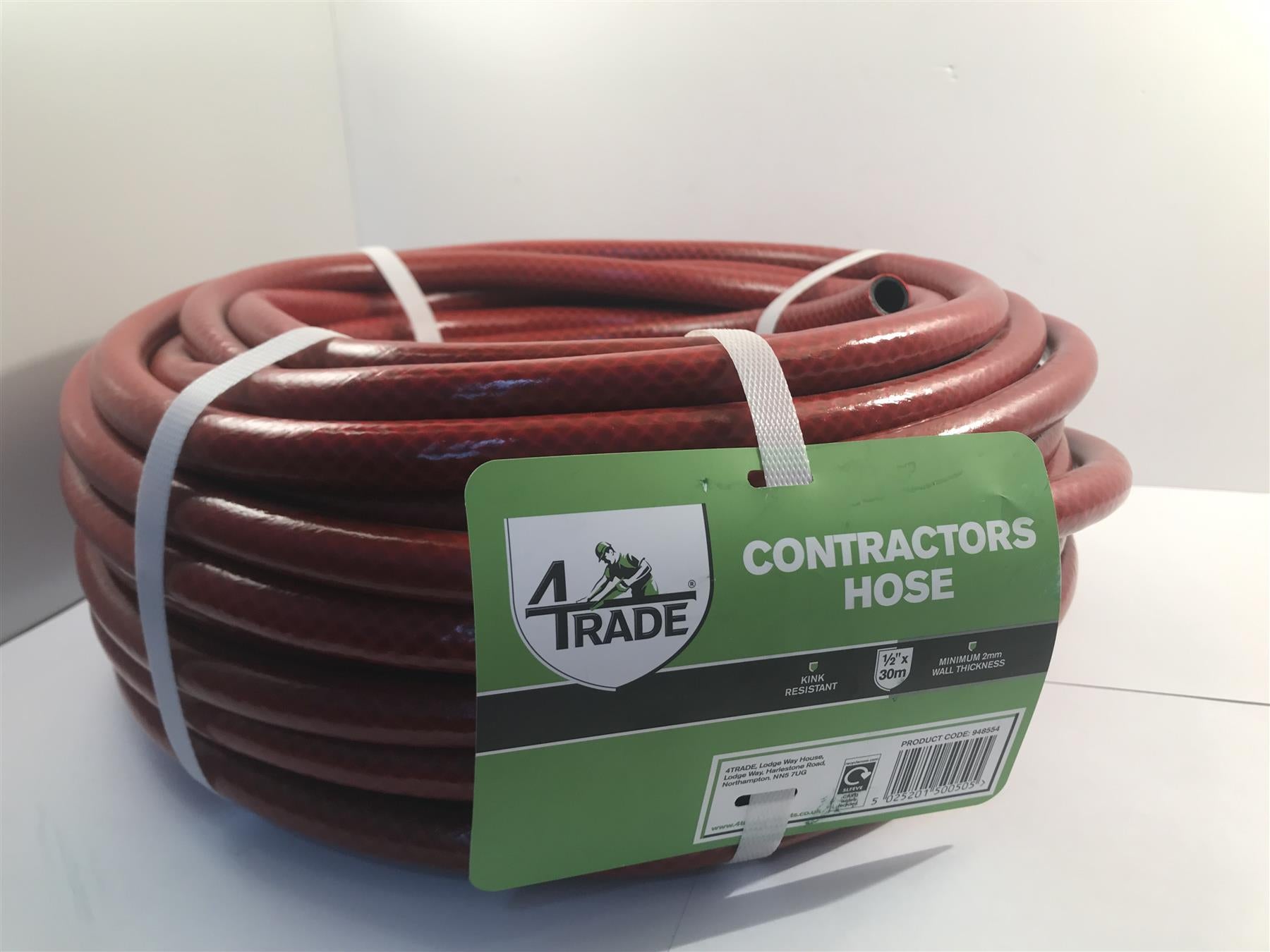 4Trade 1/2" x 30M Contractors Hose Kink Resistant  948554