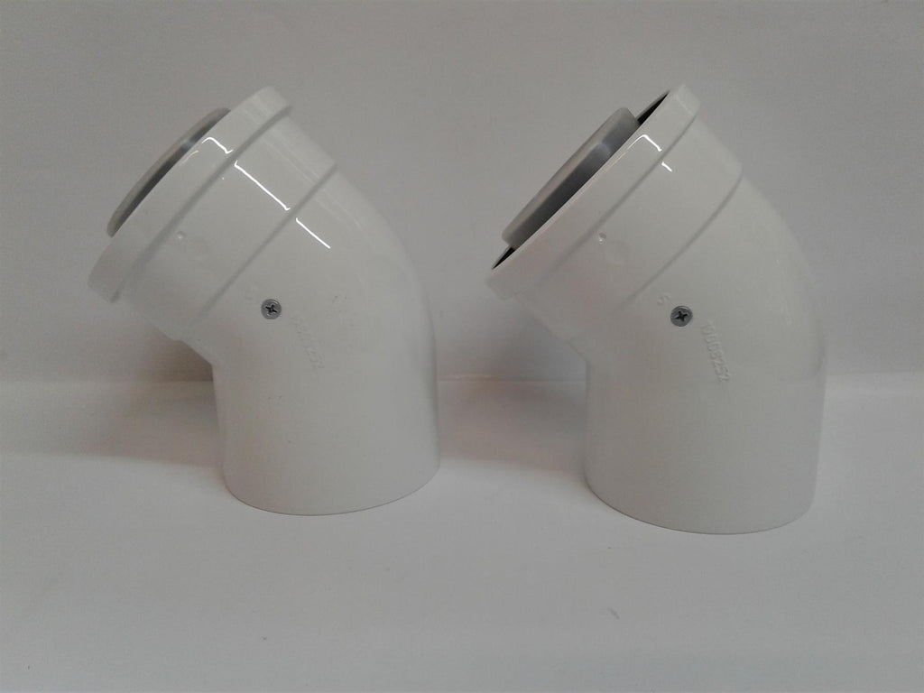 NEW Worcester Bosch 45° Flue Bends 60/100 7716191085
