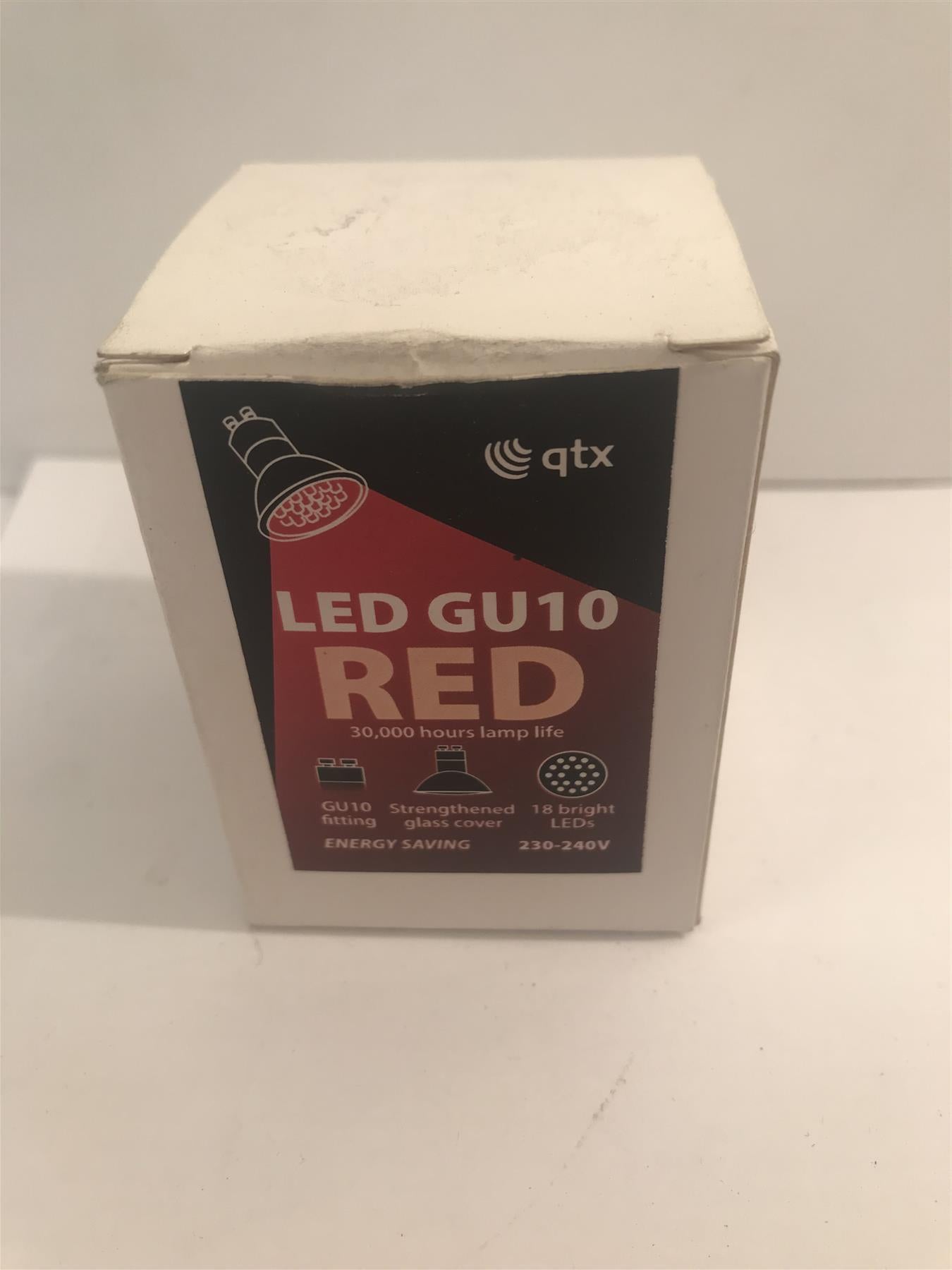 GU10 Red 18 LED Bulb