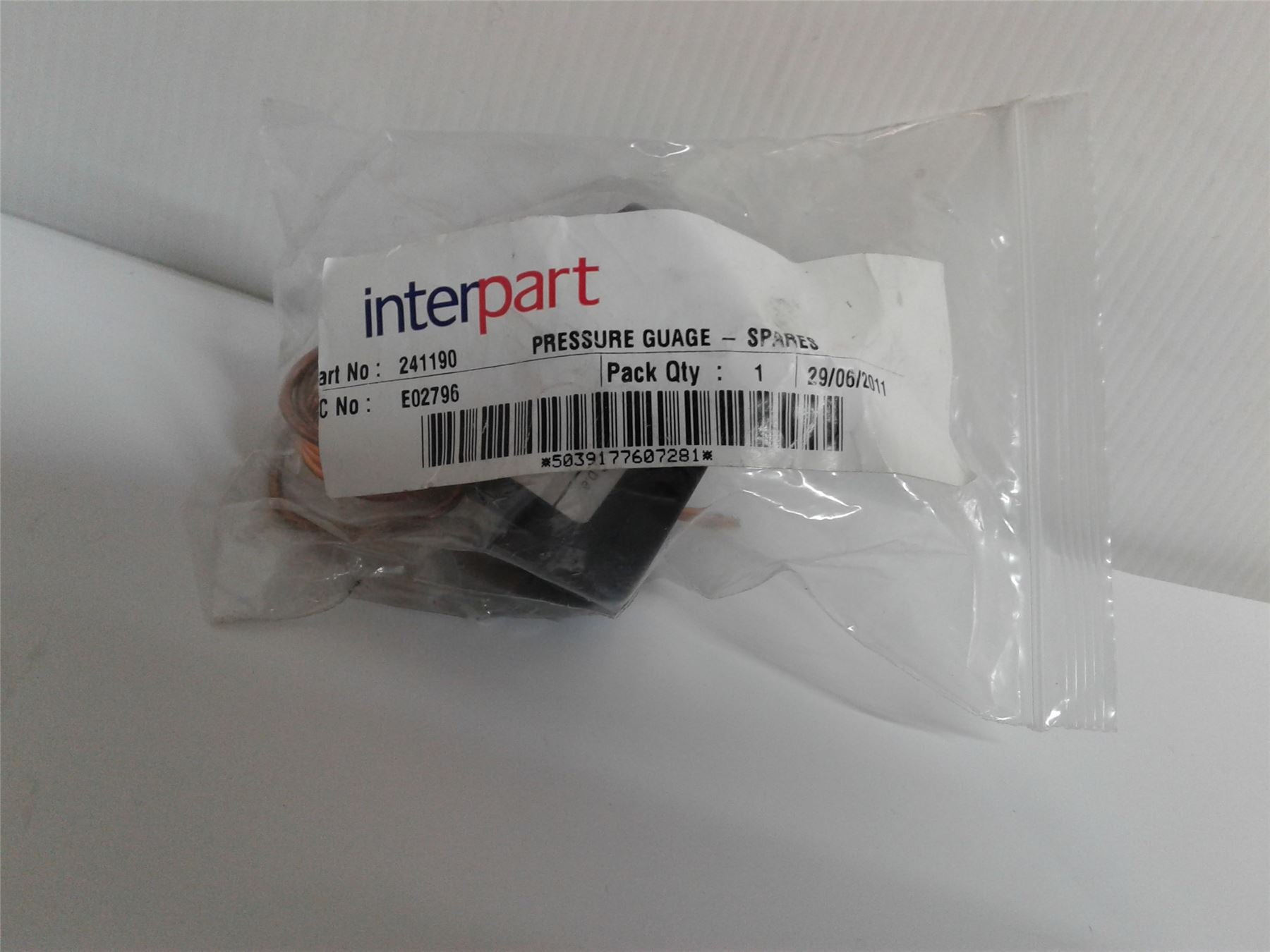 NEW BAXI BAHAMA 100 HONEYWELL SIT PRESSURE GAUGE 241190