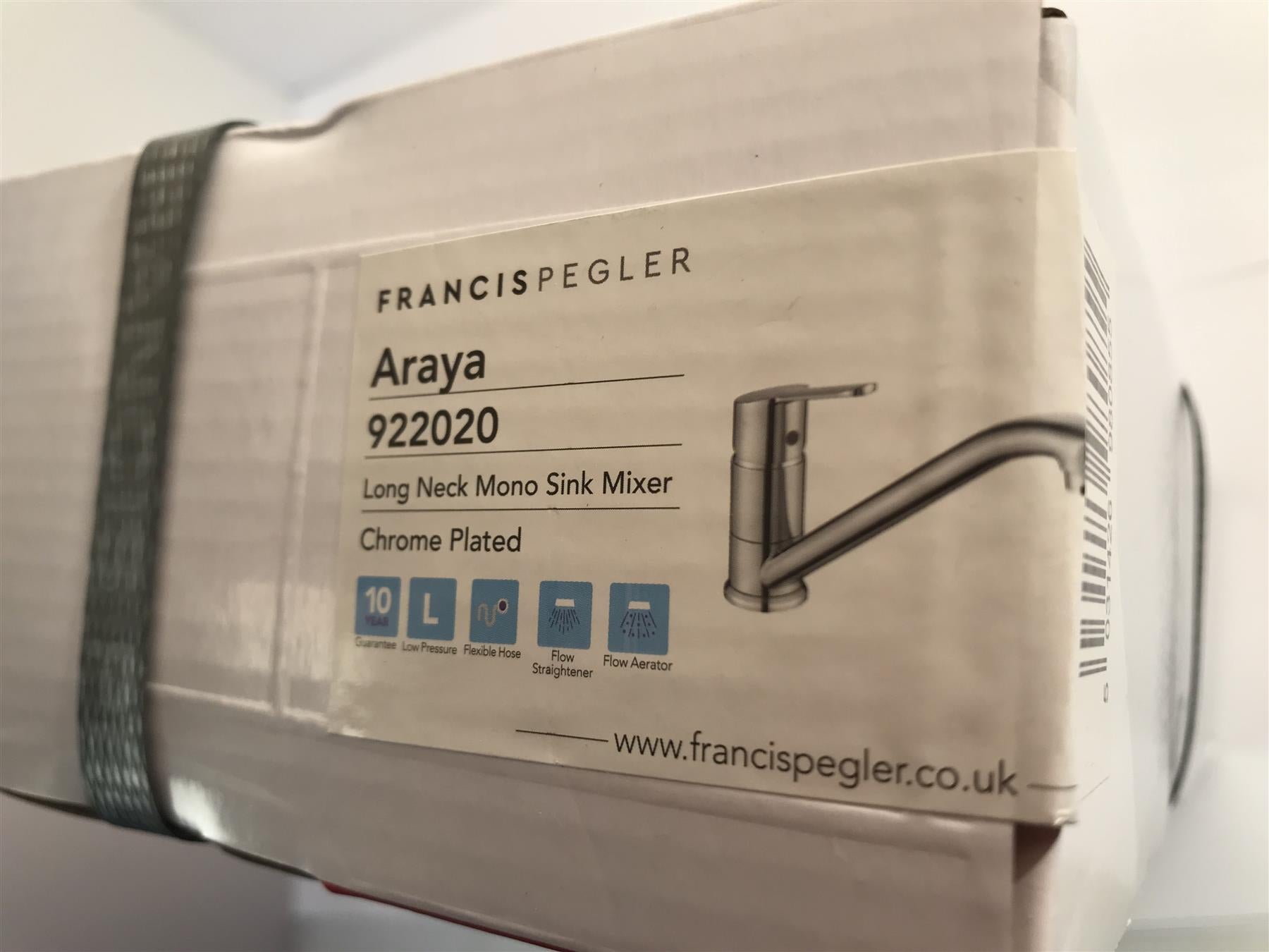 Francis Pegler Araya 922020 Long Neck Mono Sink Mixer