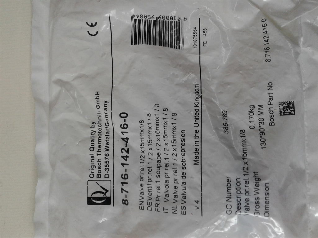 NEW WORCESTER PRESSURE RELIEF VALVE 1/2 X15MMX1/8 87161424160