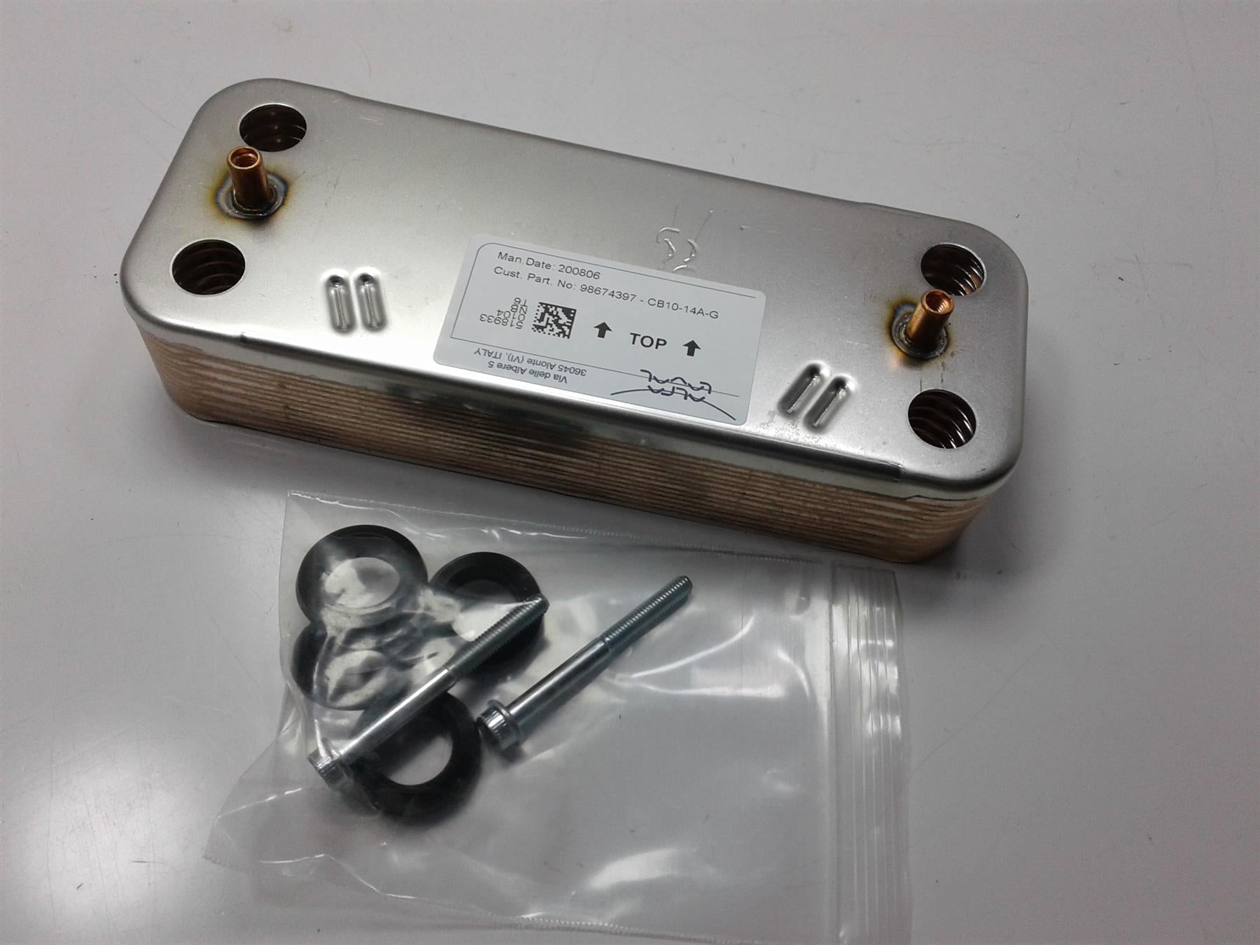 IDEAL GRUNDFOS PLATE HEAT EXCHANGER 14 PLATES 59200623