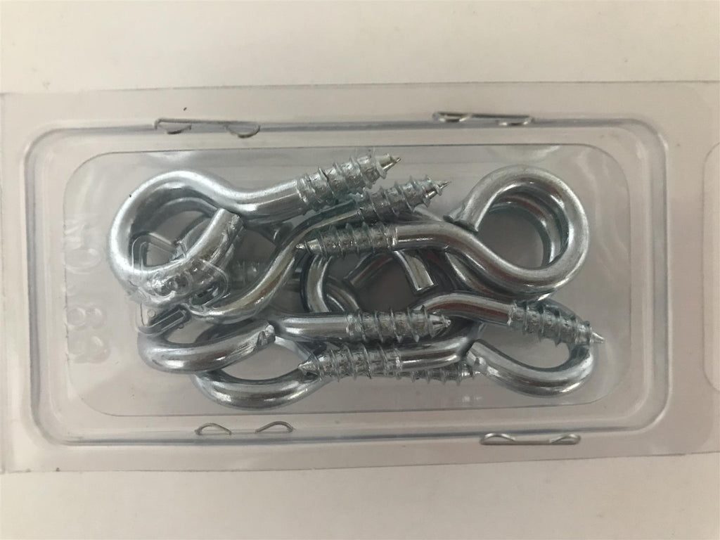 Screw In Eye Eyelet Hooks 45mm x 10g (Pack 10)