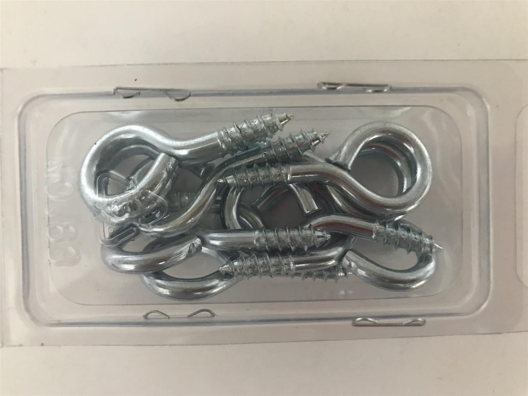 Screw In Eye Eyelet Hooks 45mm x 10g (Pack 10)