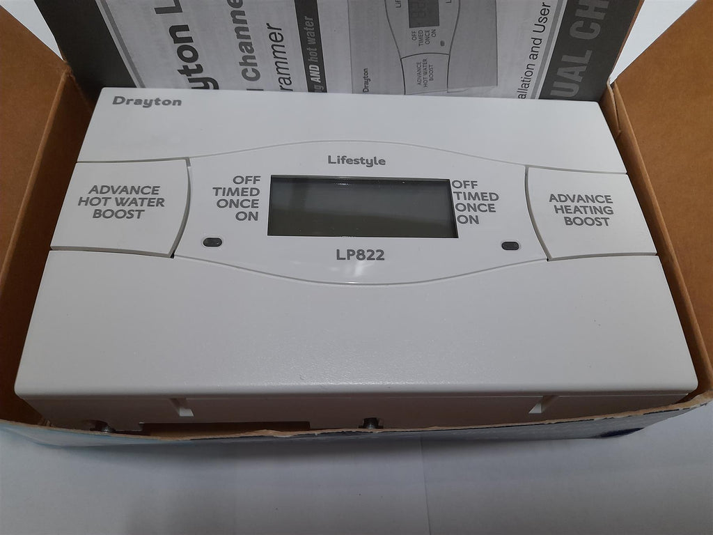 DRAYTON LP822 TWIN CHANNEL PROGRAMMER 25464
