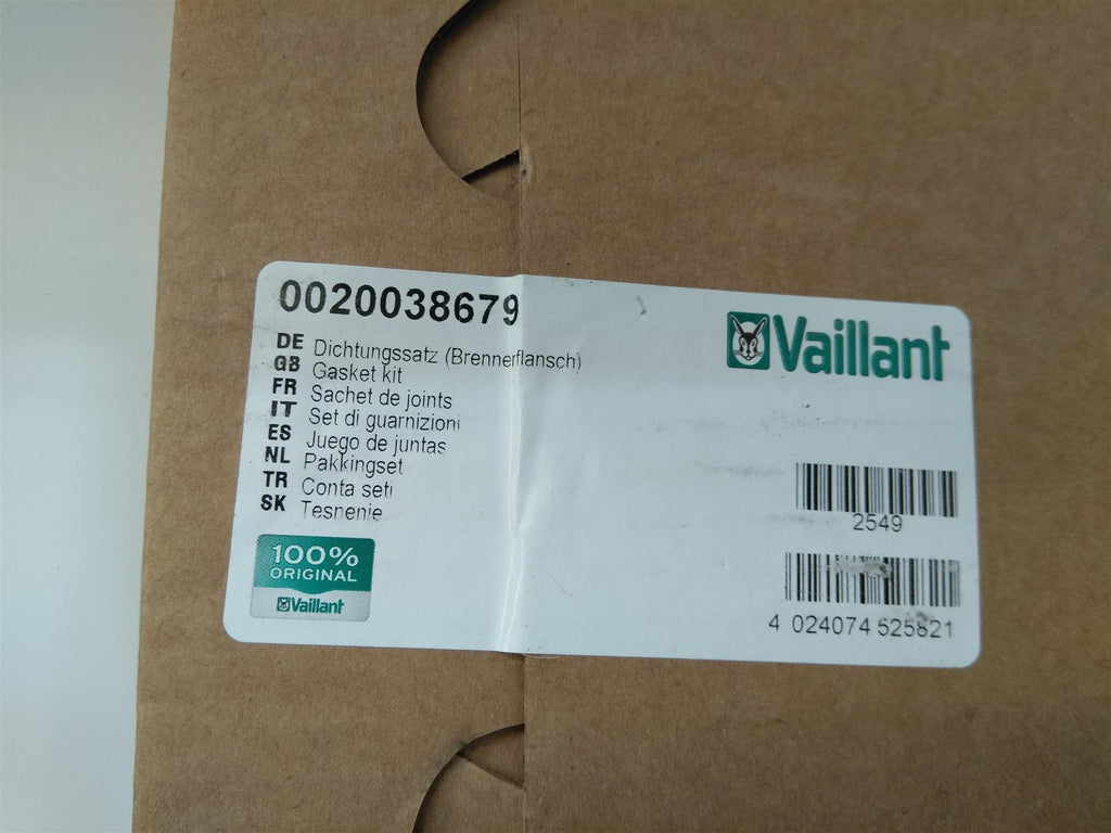 NEW VAILLANT 0020038679, 0020025929 ECO MAX SEALING GASKET