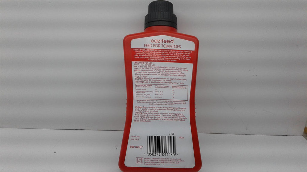 Eazifeed Tomato Plant Liquid Feed For Tomatoes 500ml EZ006