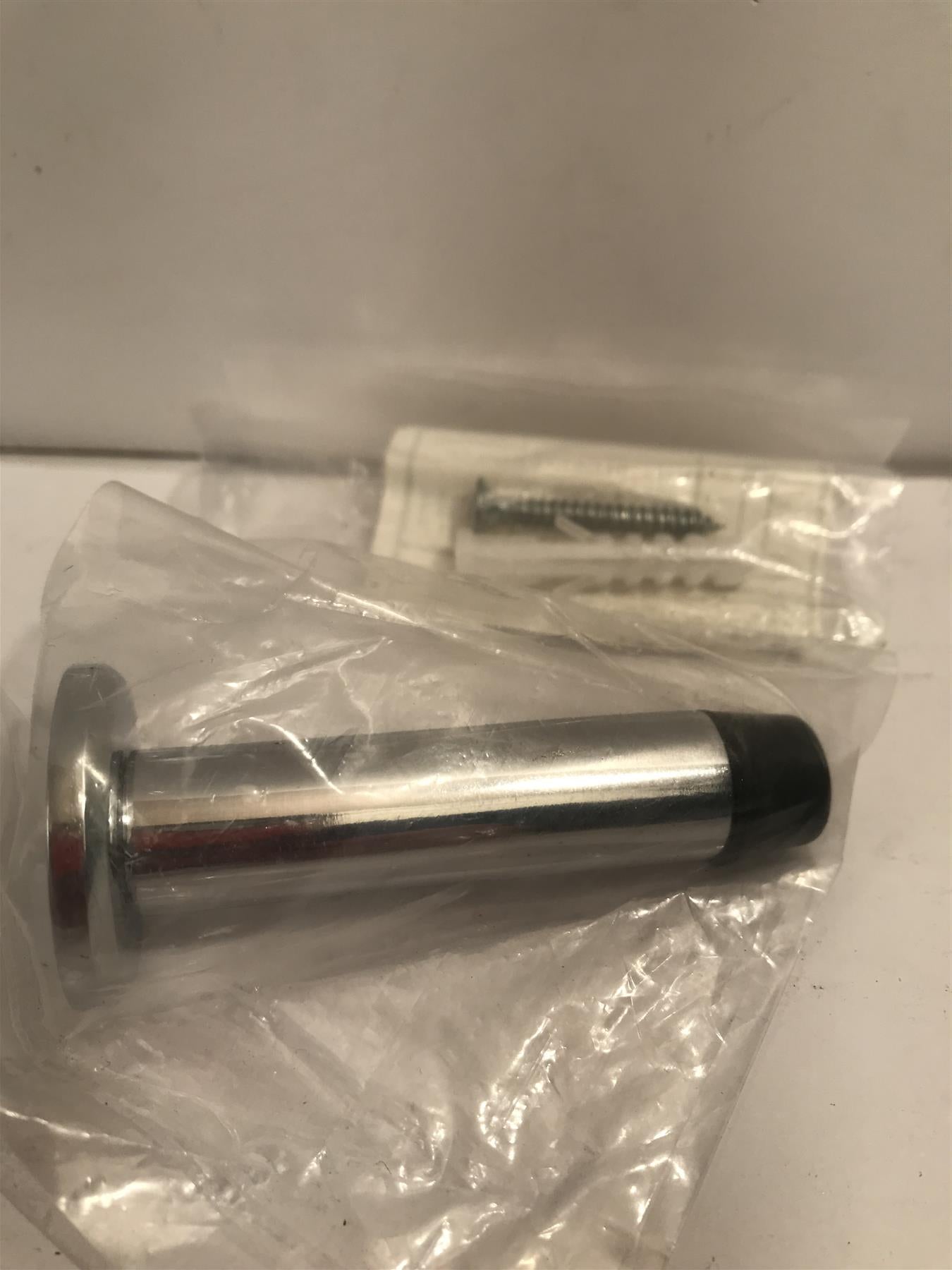 Polished Chrome Projecting Door Stop 75mm
