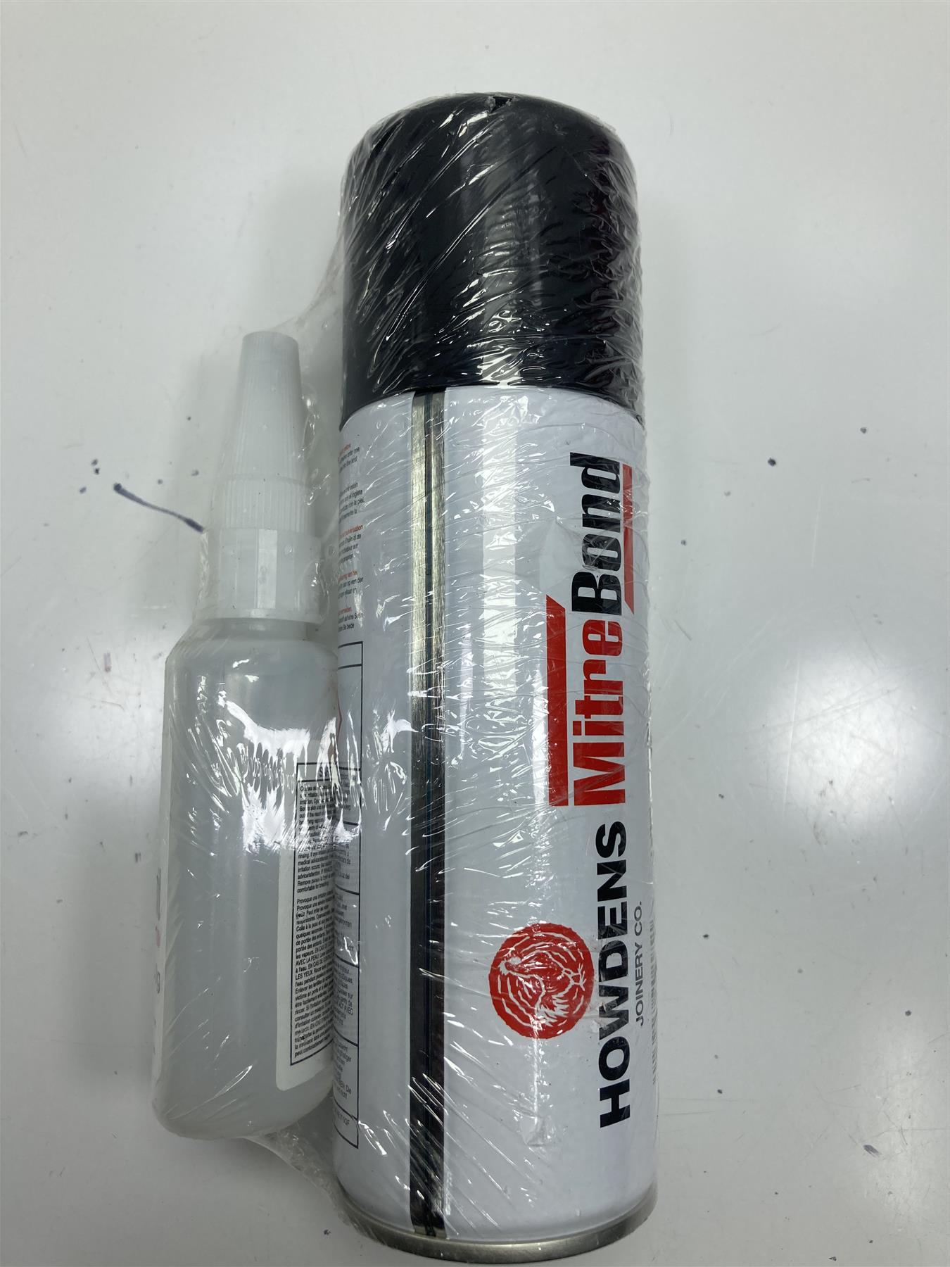MitreBond Aerosol Activator 200ml & MitreBond Adhesive 50g Wood Cornices Plinths