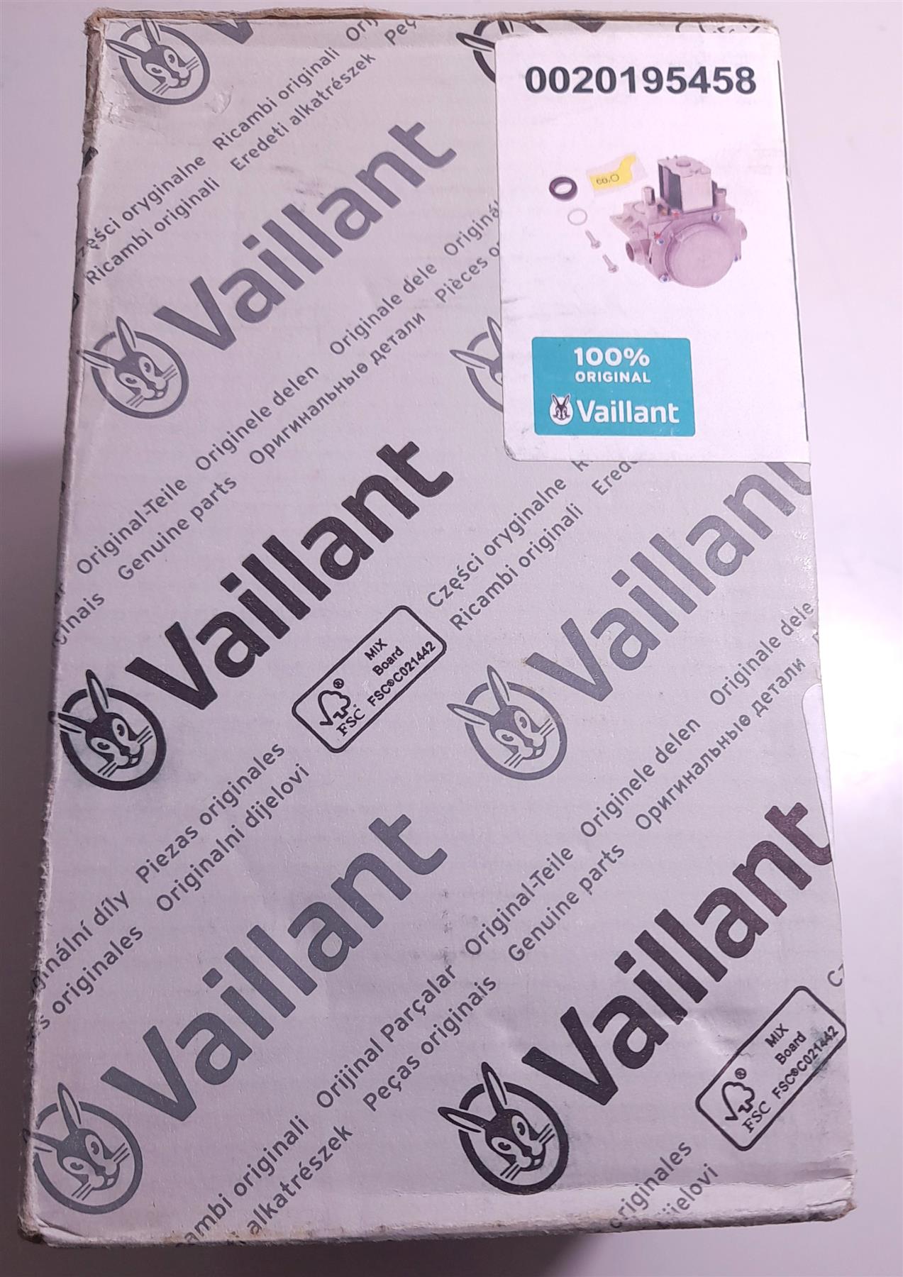 VAILLANT ECOFIT PURE & ECOTEC PLUS GAS VALVE 0020195458