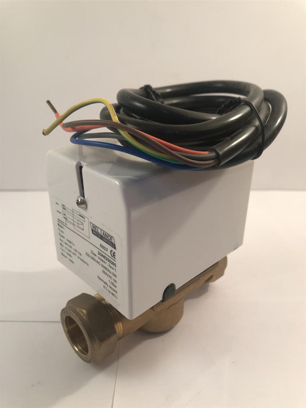 Reliance 2 Port Motorised Zone Valve 22mm  ZONE250205